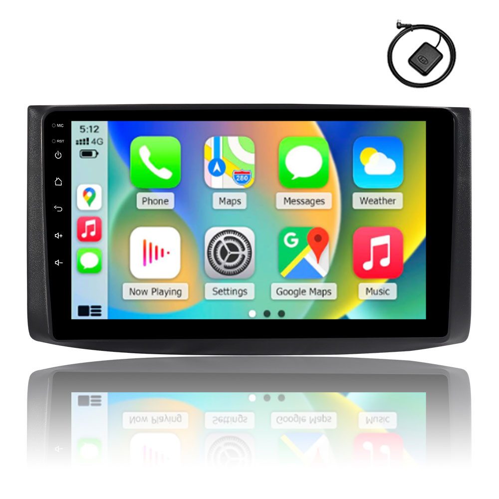 A-Sure 9Zoll 4+64G FM Wireless Carplay für Chevrolet Aveo MK1 T250 2006-2011 Autoradio (Digitalradio (DAB), FM, RDS, DSP)