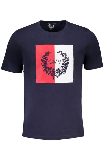 GIAN MARCO VENTURI T-Shirt Blaue Herren Kurzarm-T-Shirts mit Rundhals und günstig online kaufen