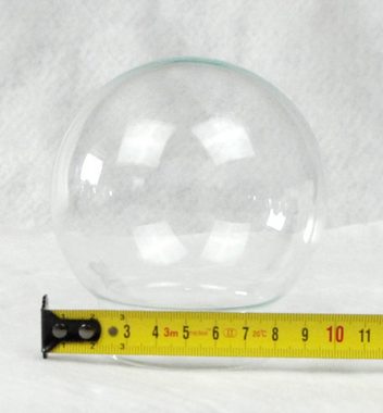 Snowglobe-for-you Schneekugel Schneekugel Bastelset Glas 100 mm breit schwarz eckig