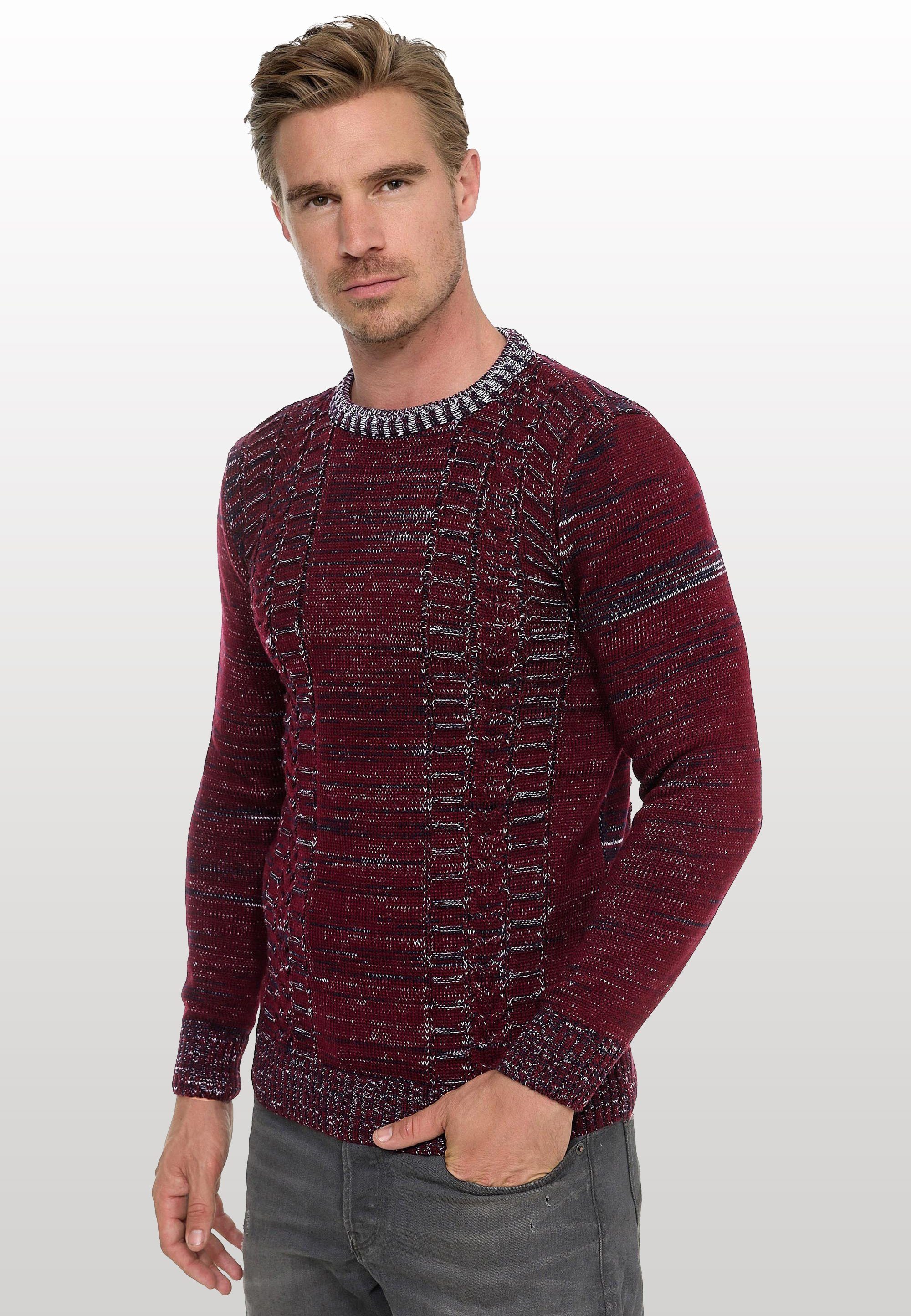 Rusty Neal Strickpullover, mit meliertem Design günstig online kaufen