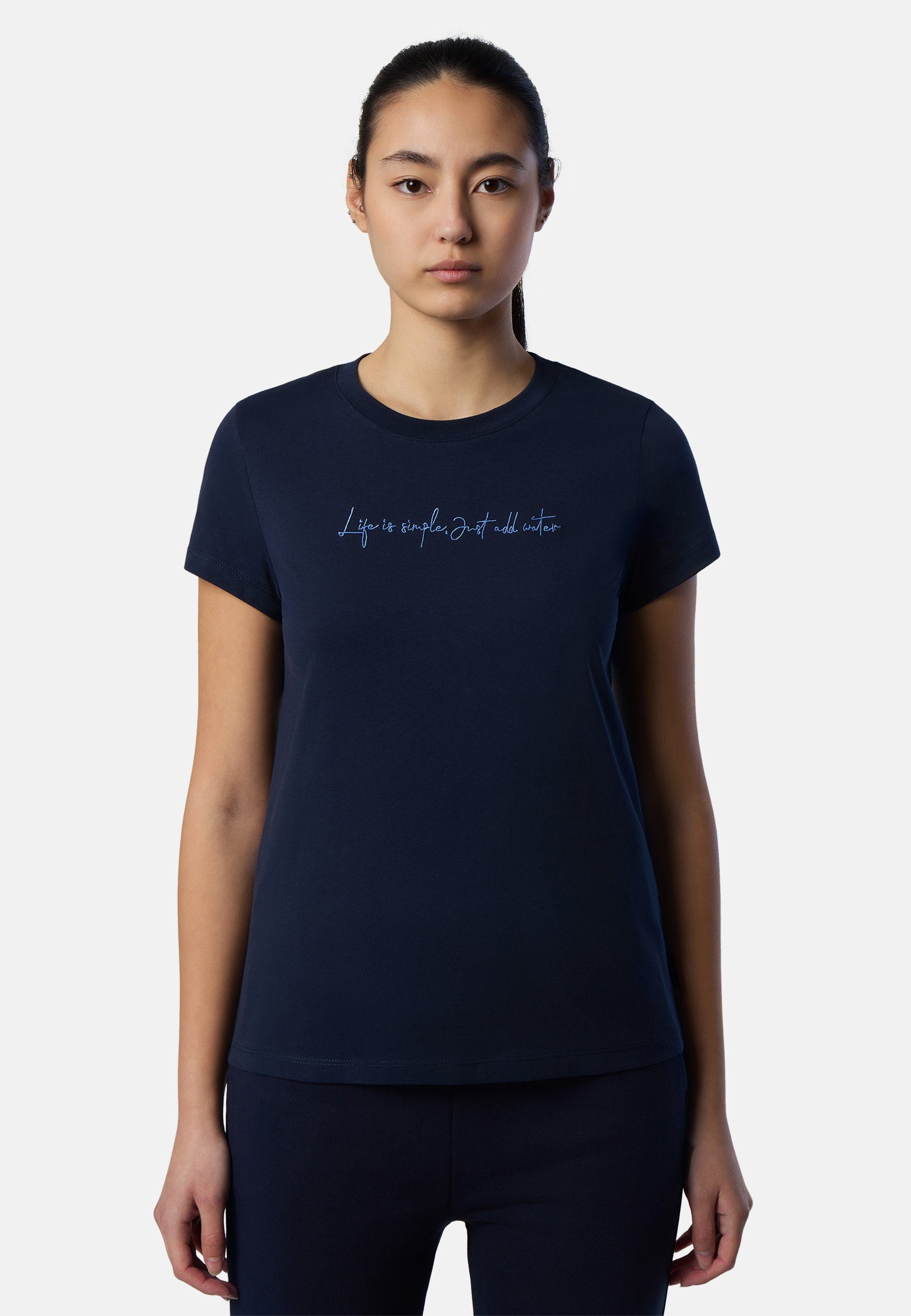 T-Shirt Stickerei North T-shirt mit BLUE Sails Sonstiges