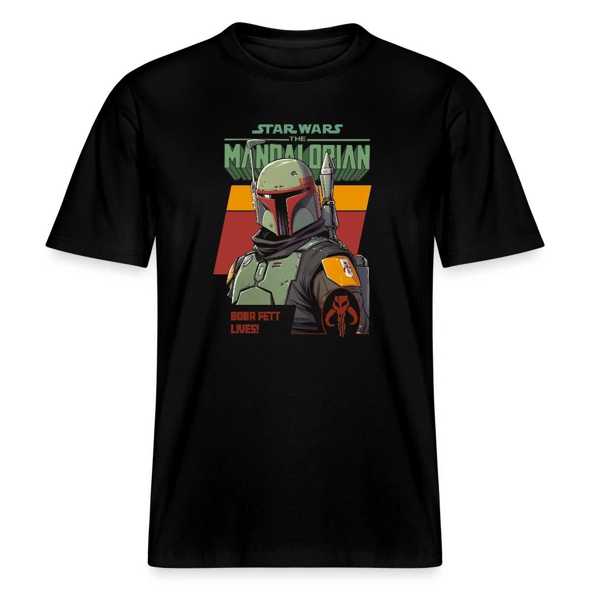T-Shirt Star Wars: Mandalorian Boba Fett Lives Relaxed Fit Unisex T-Shirt