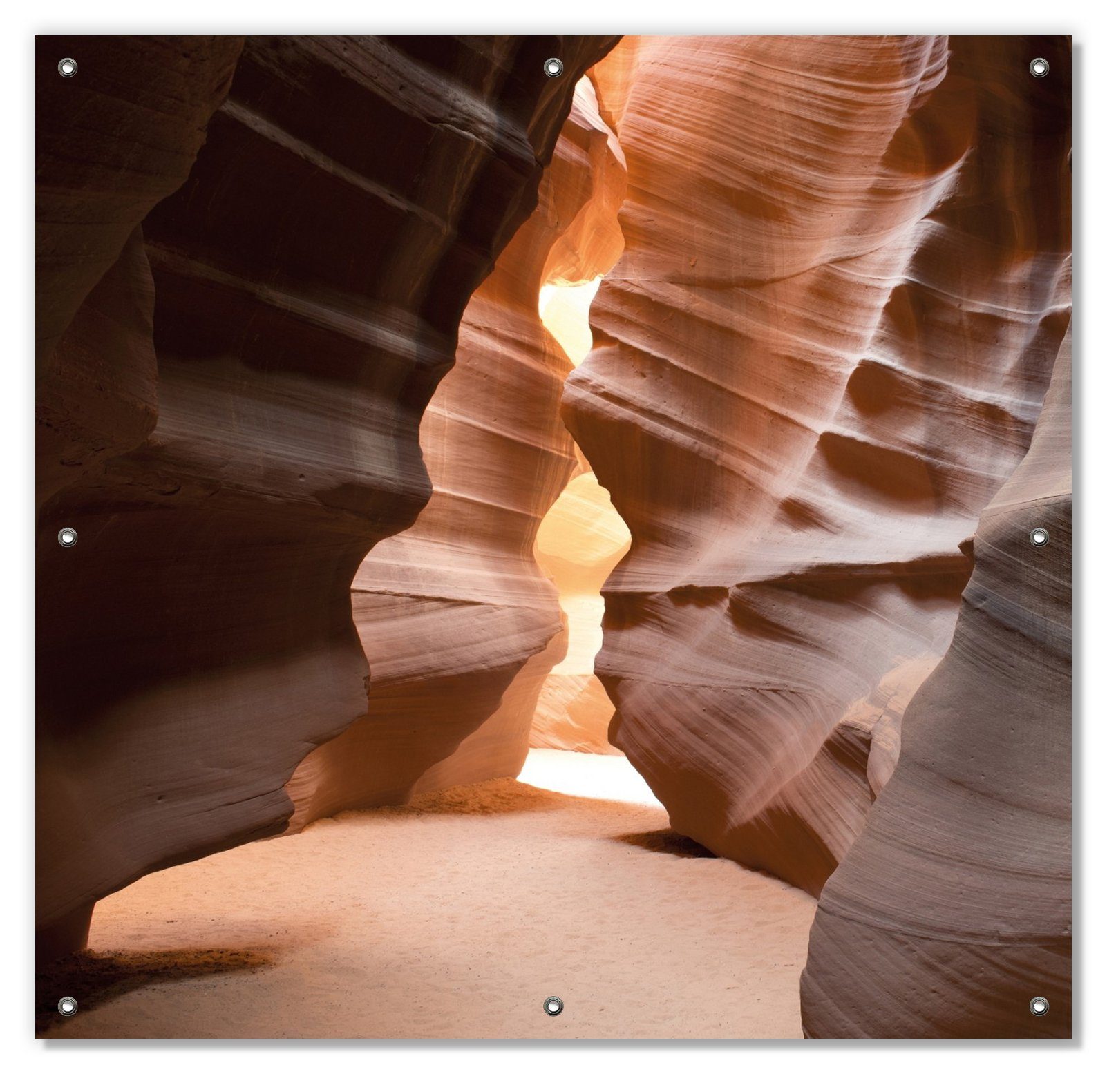 Sonnenschutz Antelope Canyon Arizona USA, Wallario, blickdicht, mit Saugnäpfen, wiederablösbar und wiederverwendbar | Fensterfolien