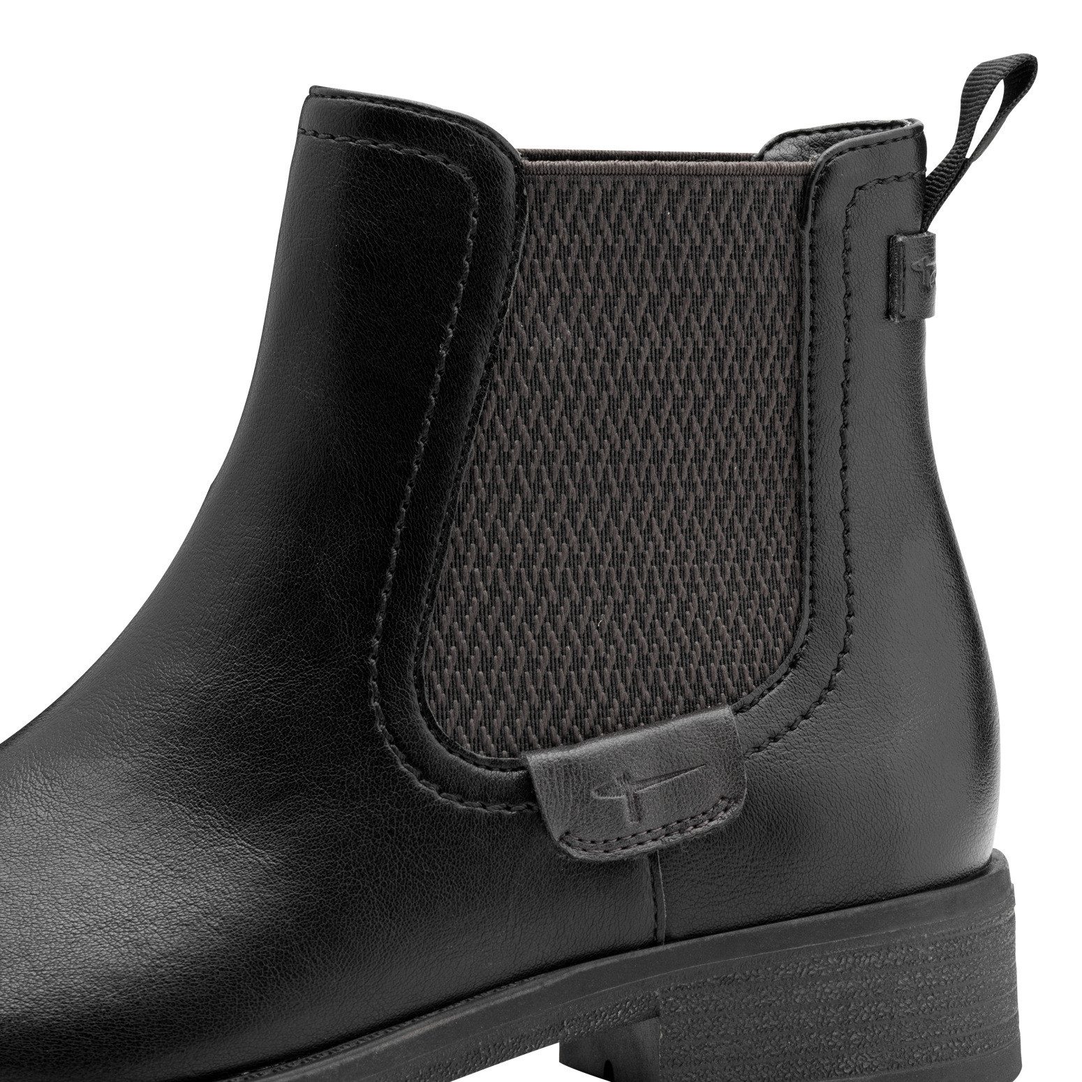 Tamaris Chelseaboots, Blockabsatz, Stiefelette, Schlupfschuh im Used Look günstig online kaufen