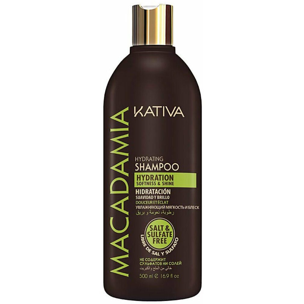 Hydrating 500 Kativa Kativa ml Shampoo Macadamia Haarshampoo