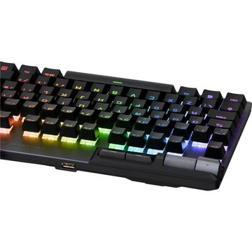 Asus ROG STRIX Flare II Animate mechanische Gaming-Tastatur (Deutsches Layout, RGB-Beleuchtung)