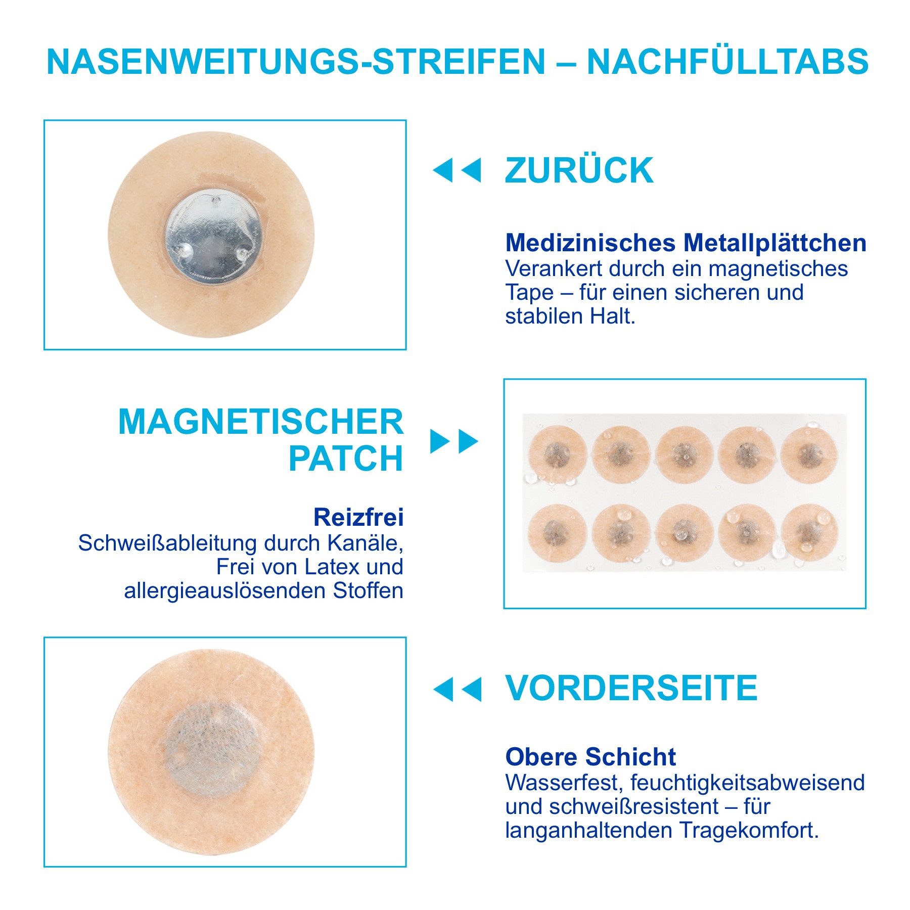 P-Beauty Cosmetic Accessories Nasenpflaster Magnetische Nasenstrip Nasenpflaster Schnarchreduzierung Schnarchstopp, Nasenclip, Schnarchstopp, Set,Nasenstrip