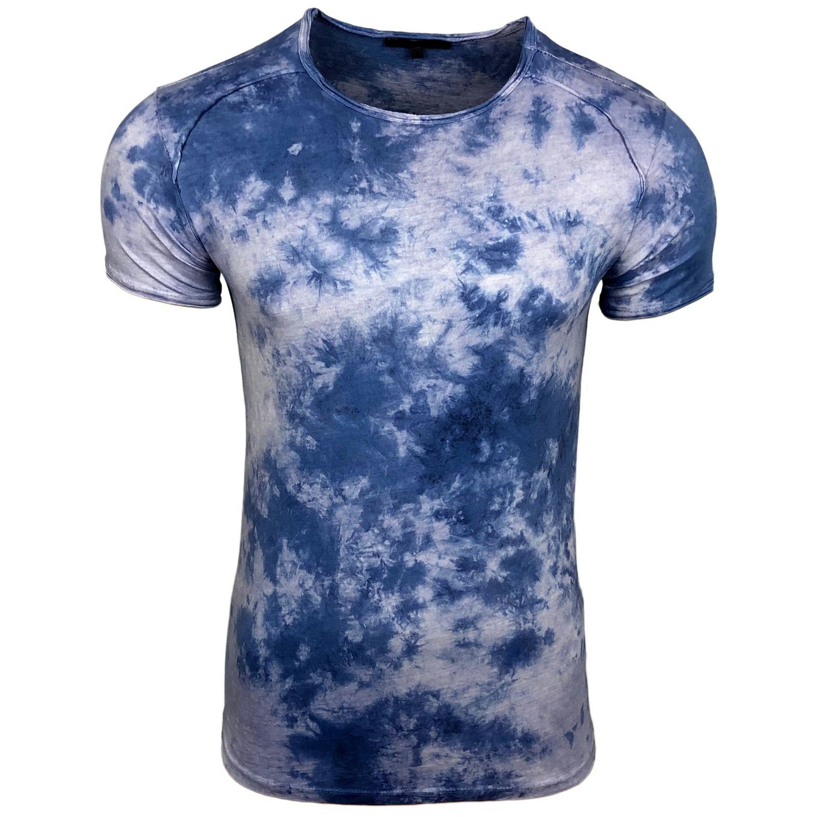 Rusty Neal T Shirt In Tollem Batik Look Auffalliges T Shirt Fur Herren Mit Allover Print Online Kaufen Otto