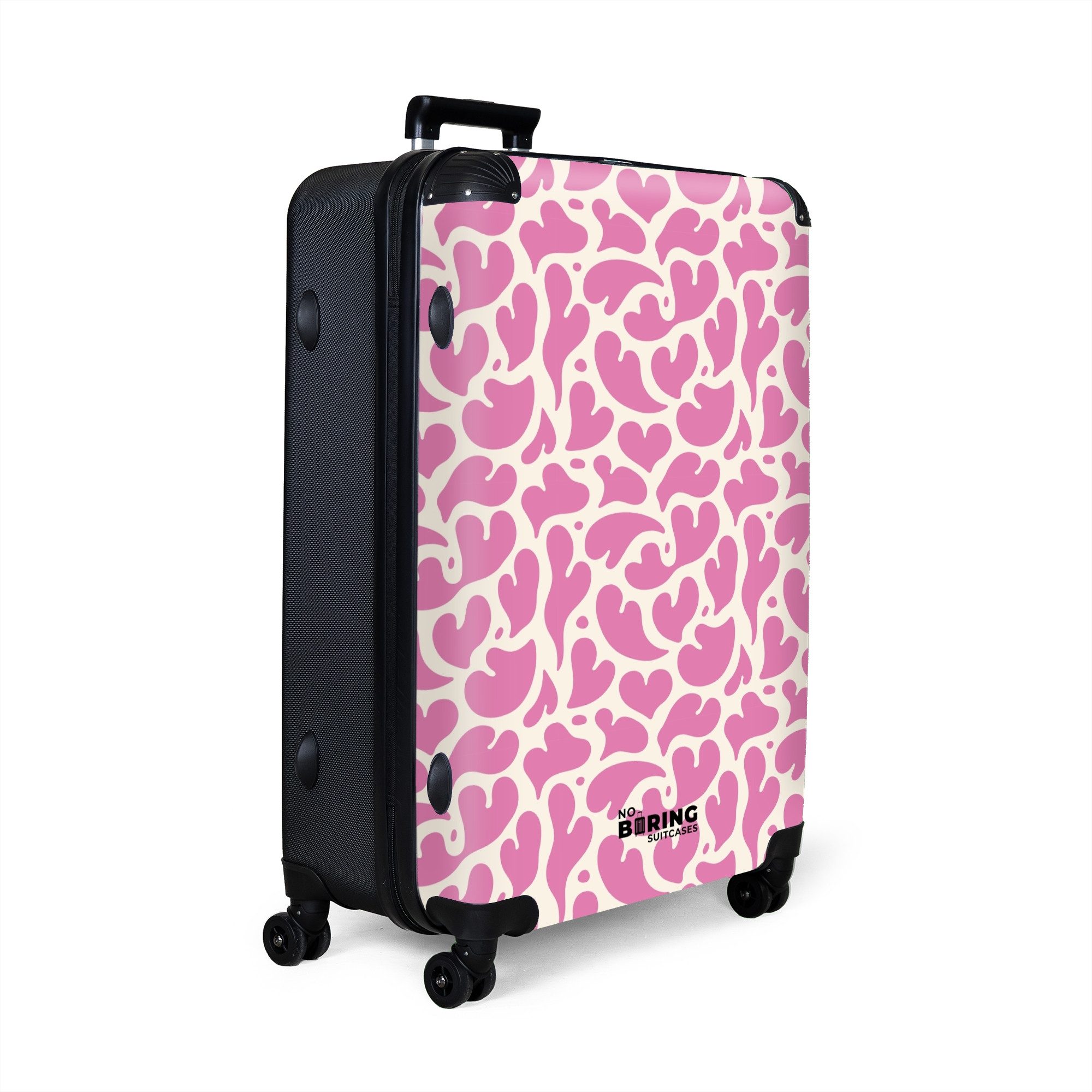 NoBoringSuitcases.com© Hartschalen-Trolley Rosa Herzen Muster 77 günstig online kaufen