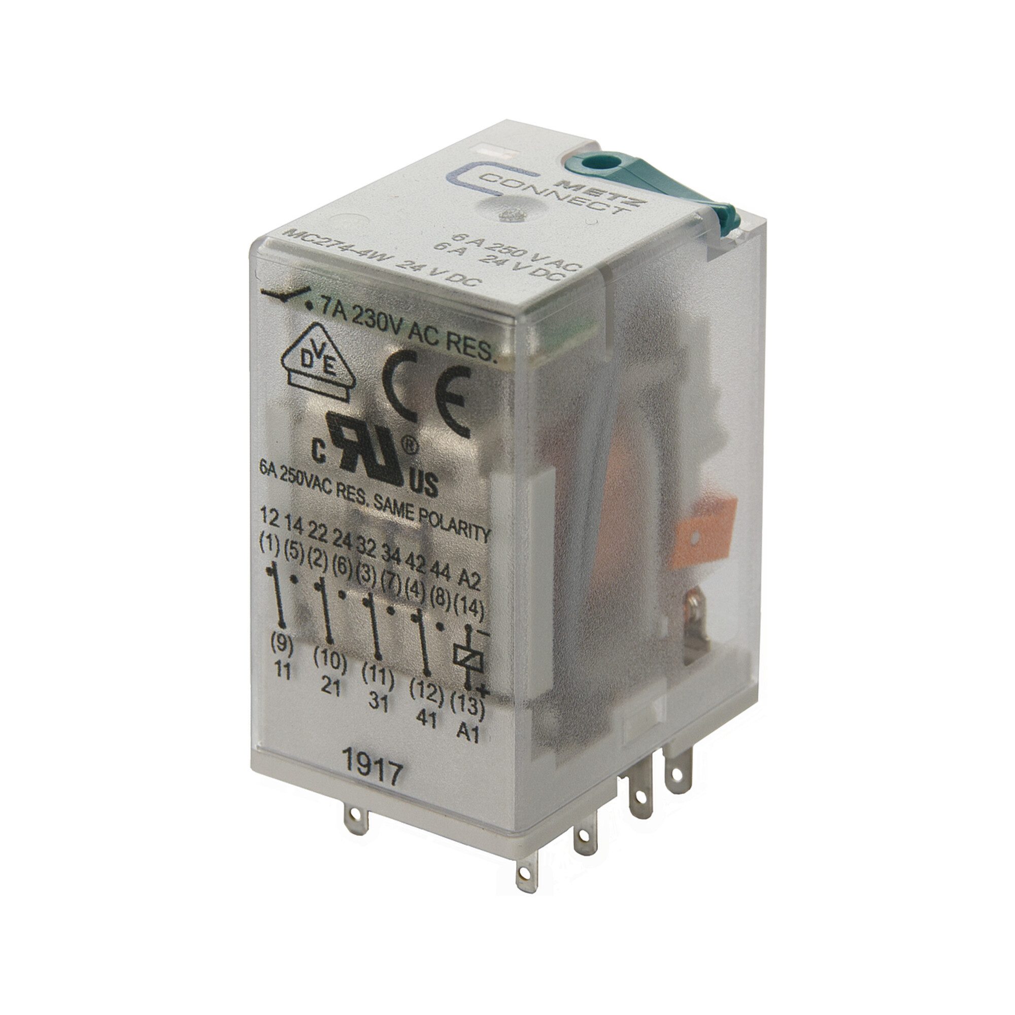 Metz Connect Spannungsprüfer BTR NETCOM Industrierelais 4W,24VDC,7A 110017-25.14.07