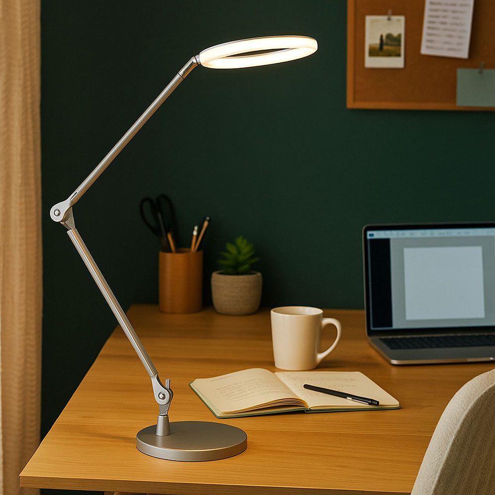 GLOBO LIGHTING Schreibtischlampe, LED-Leuchtmittel fest verbaut, Warmweiß, günstig online kaufen