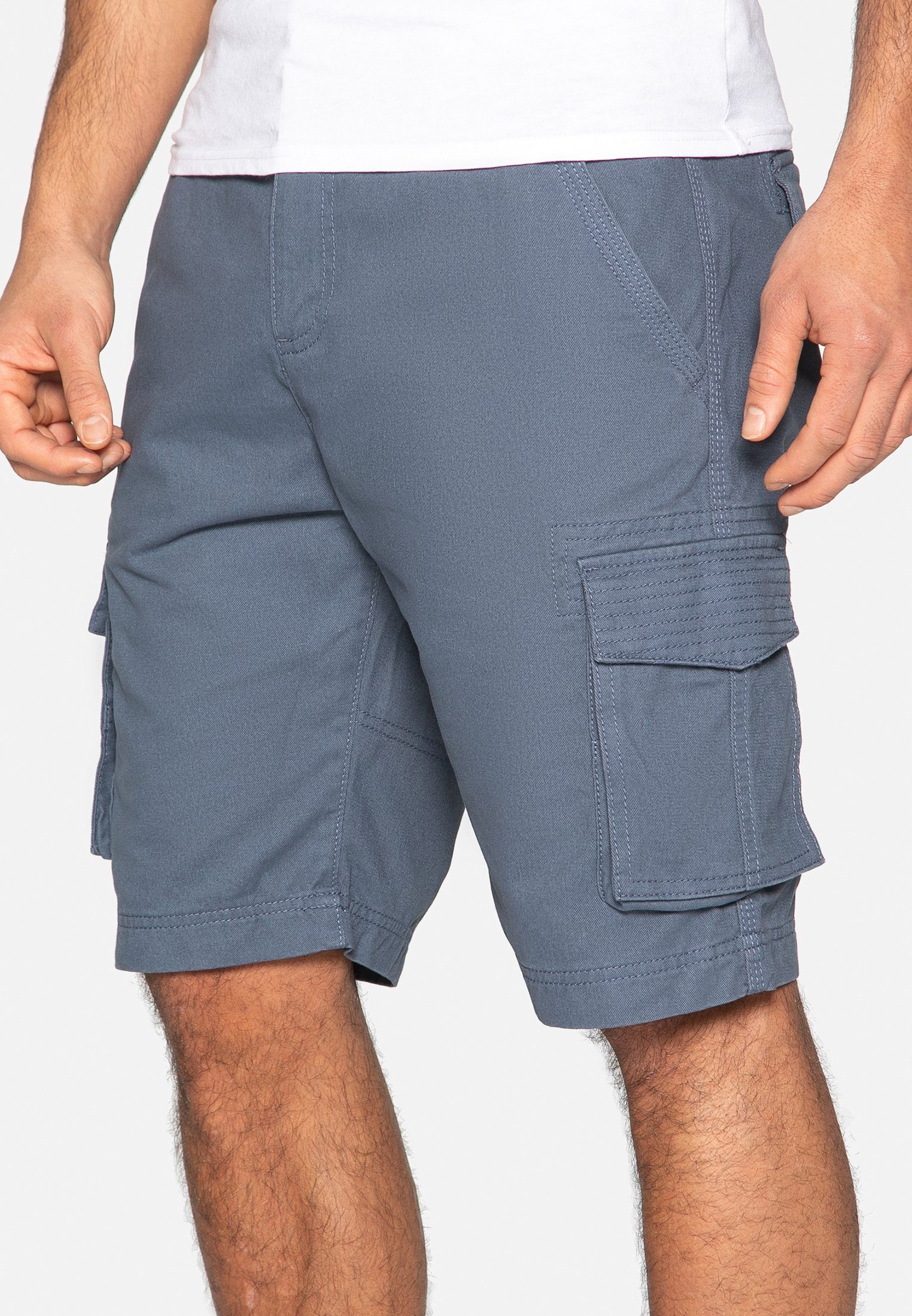 blaugrau Cargo Short THB Cargoshorts Threadbare Bute