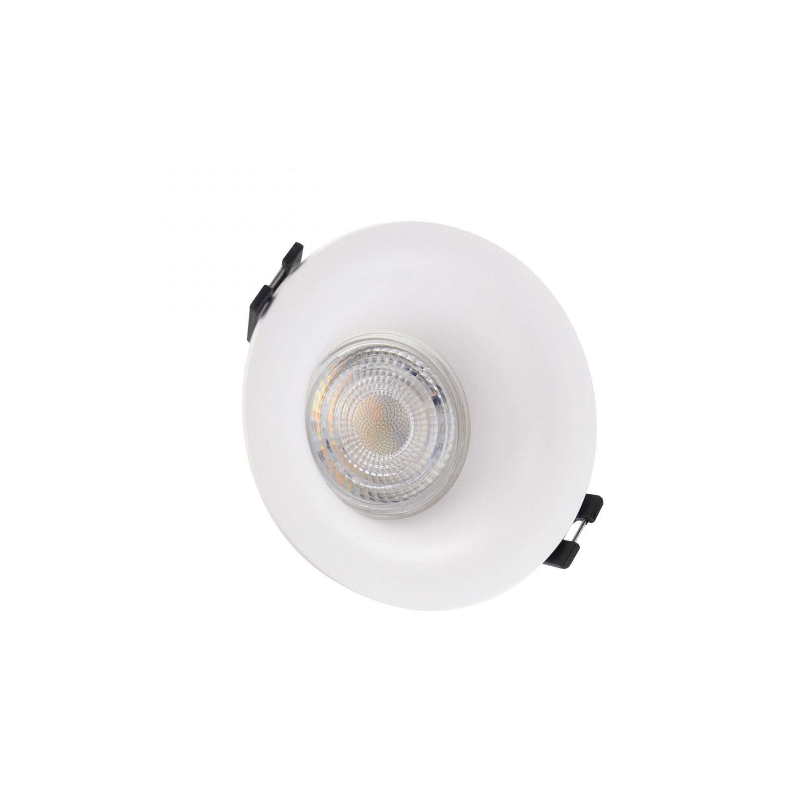 SpectrumLED LED Einbaustrahler LED FIALE V BASIC GU10 Einbaustrahler Max. 6W Ø86mm rund weiß IP20, MAX 6W