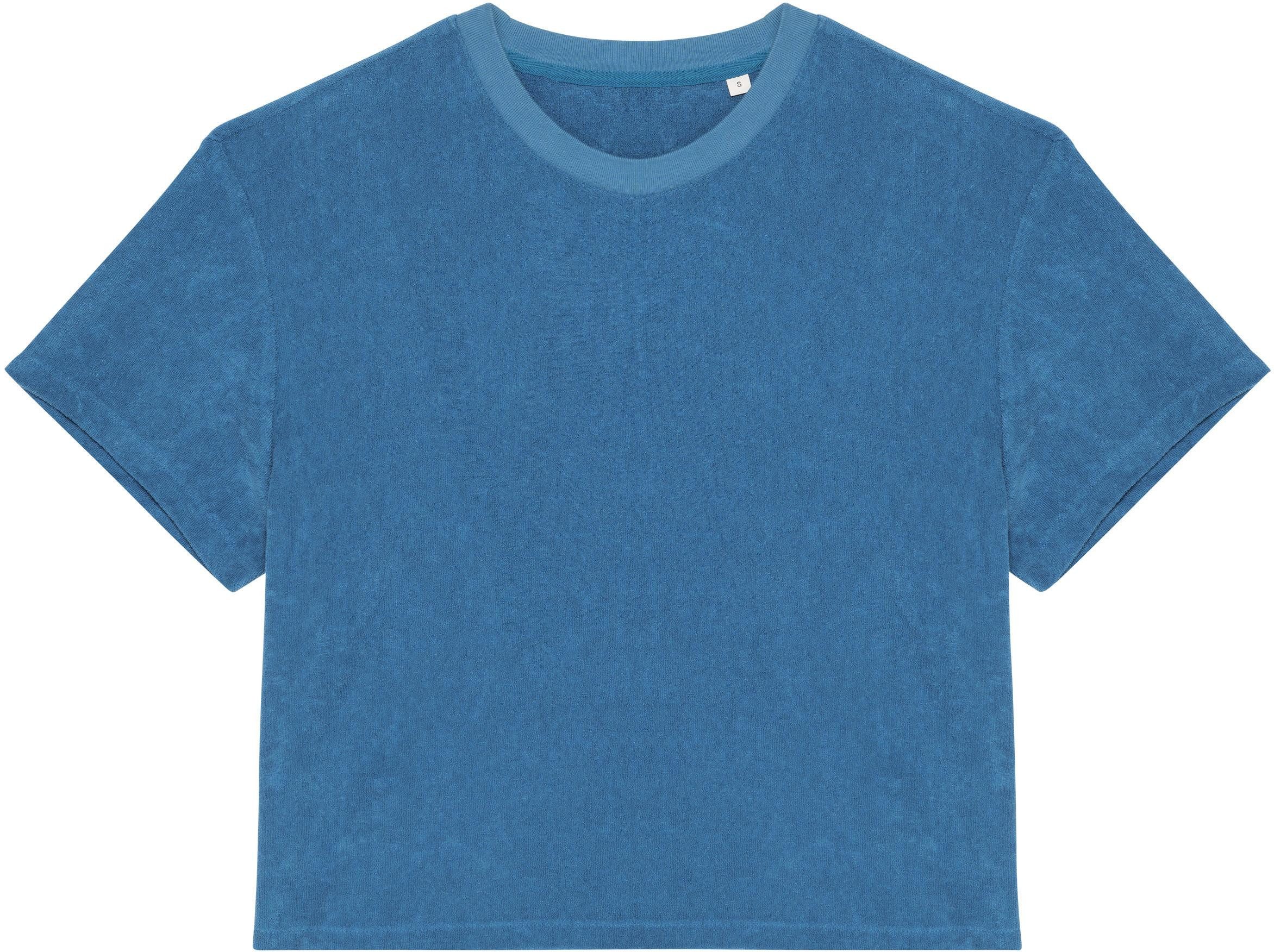 Native Spirit Rundhalsshirt Umweltfreundliches Damen-T-Shirt aus Frottee günstig online kaufen