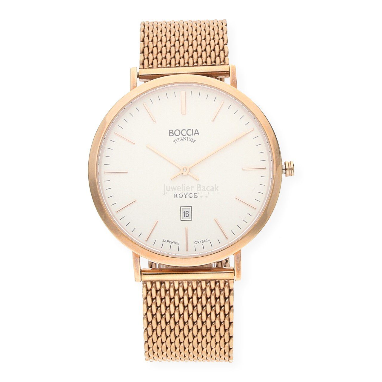 Boccia Quarzuhr Boccia Damen Uhr 3589-09 Titan Edelstahl Quarz, (1-tlg)