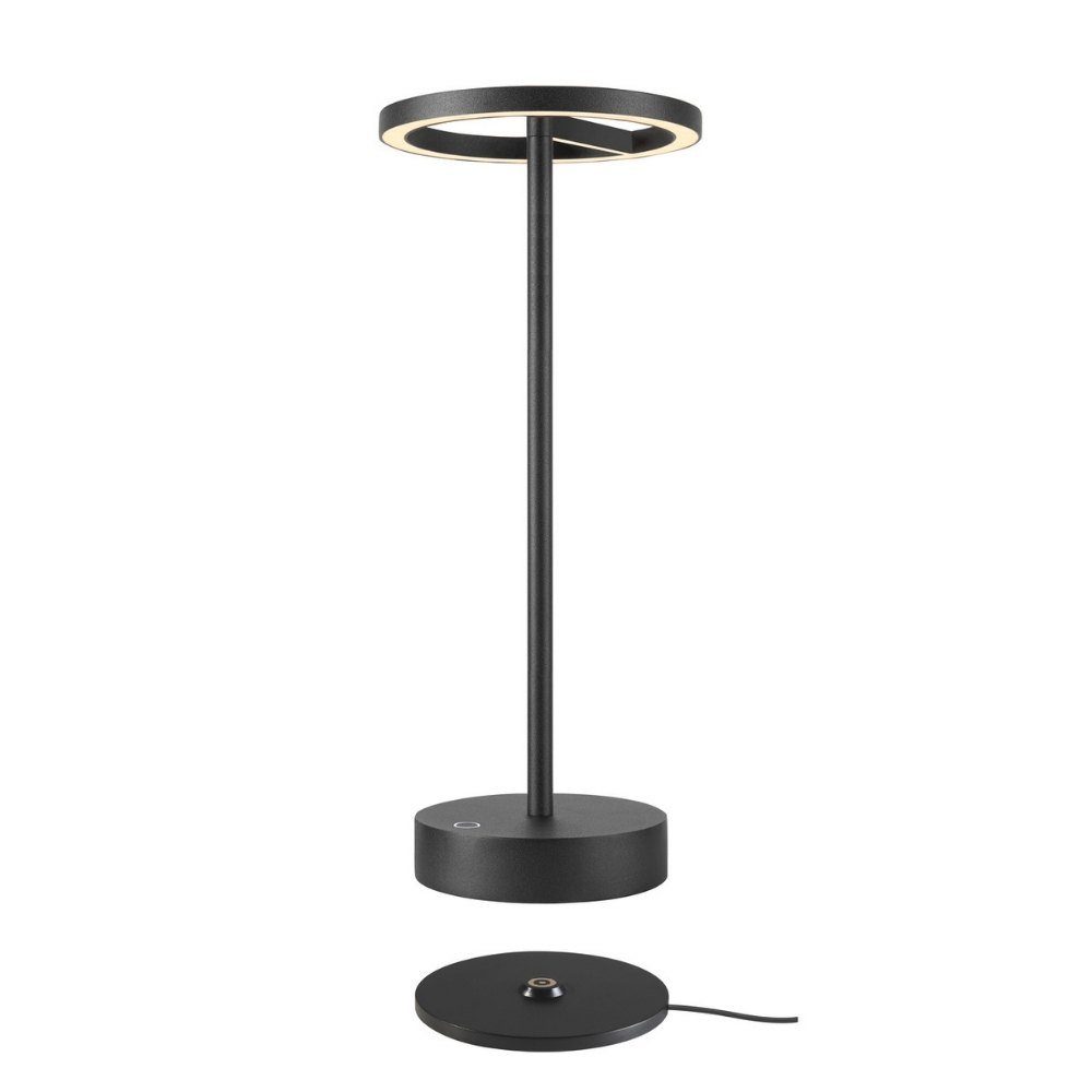 SLV LED Tischleuchte LED Akku Tischleuchte Vinolina One in Schwarz 2,5W 125lm IP54, keine Angabe, Leuchtmittel enthalten: Ja, fest verbaut, LED, warmweiss, Tischleuchte, Nachttischlampe, Tischlampe