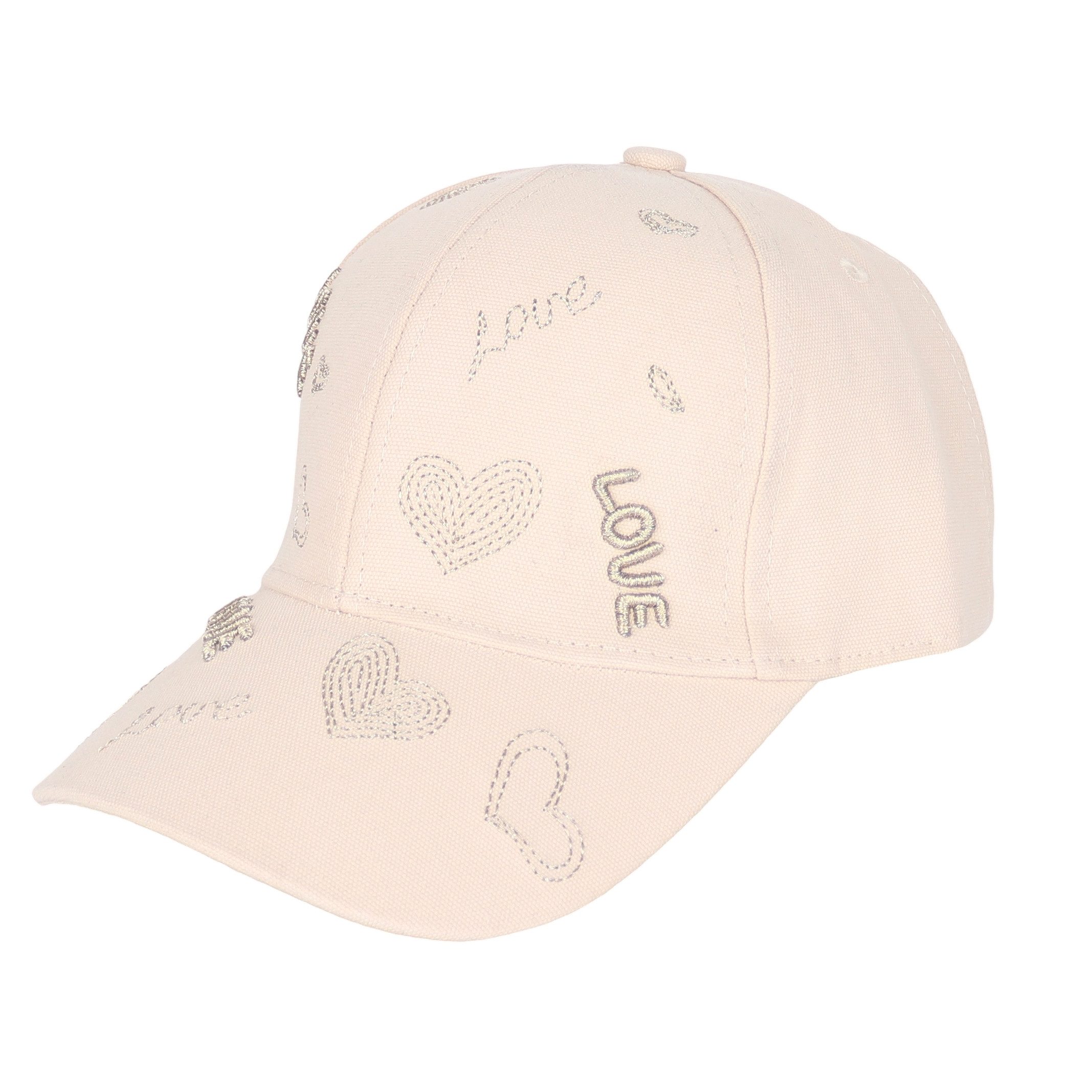 MIRROSI Baseball Cap Damen Cap aus reinem Baumwolle mit Shirm LOVE Leopard (Kappe, Outdor Cap, Feldmütze) Atmungsaktiv, Einheitsgröße