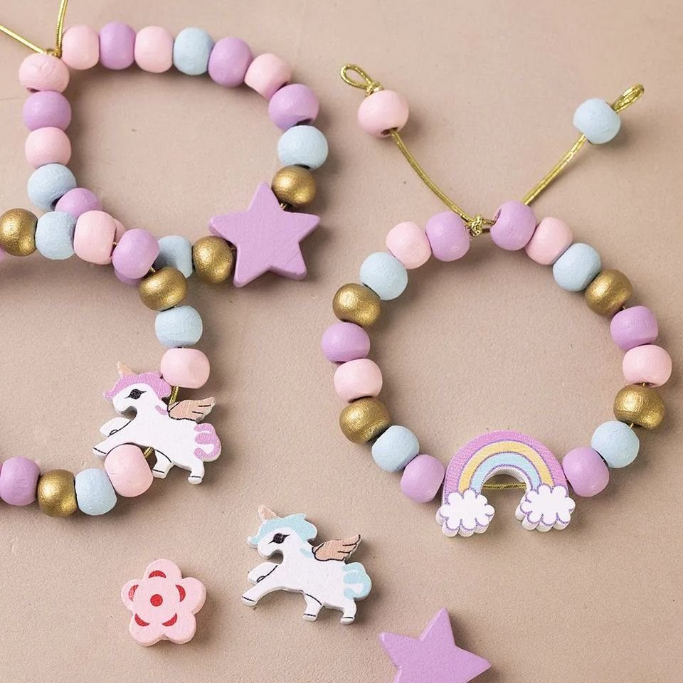 creativ company Kreativset Mini Kreativ Mix Schmuck, Holzperlen