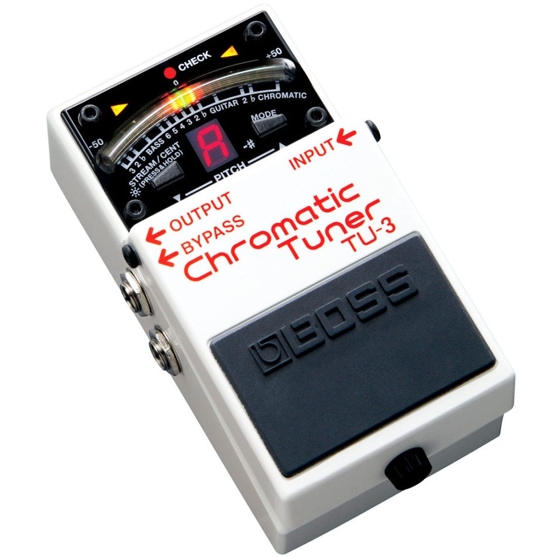 Boss by Roland Stimmgerät Boss TU-3 chromatisches Stimmgerät, Kompaktpedal