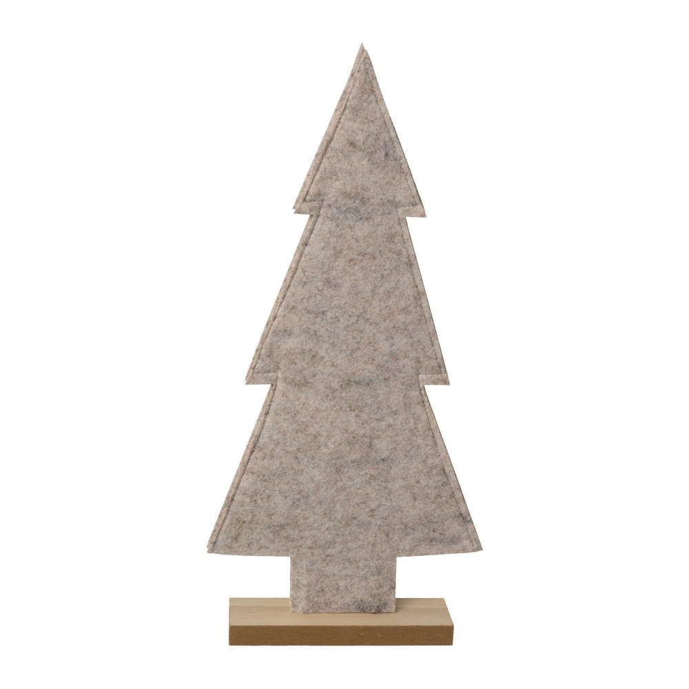 Gasper Weihnachtsfigur Filz TANNENBAUM auf Holzbase. Ca 40cm. Deko Baum, We günstig online kaufen