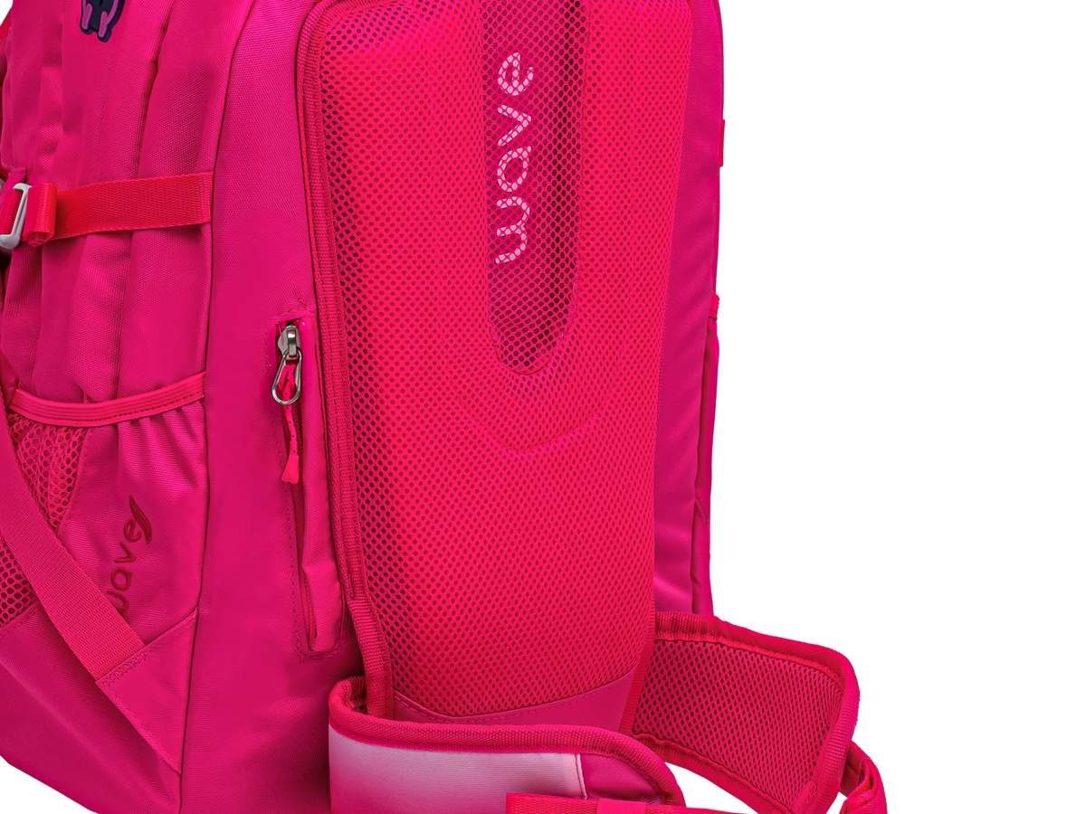 Schulrucksack Wave Infinity, weiterführende Mädchen Schultasche, Schule, Klasse, Ombre Teenager Light 5. Pink ab
