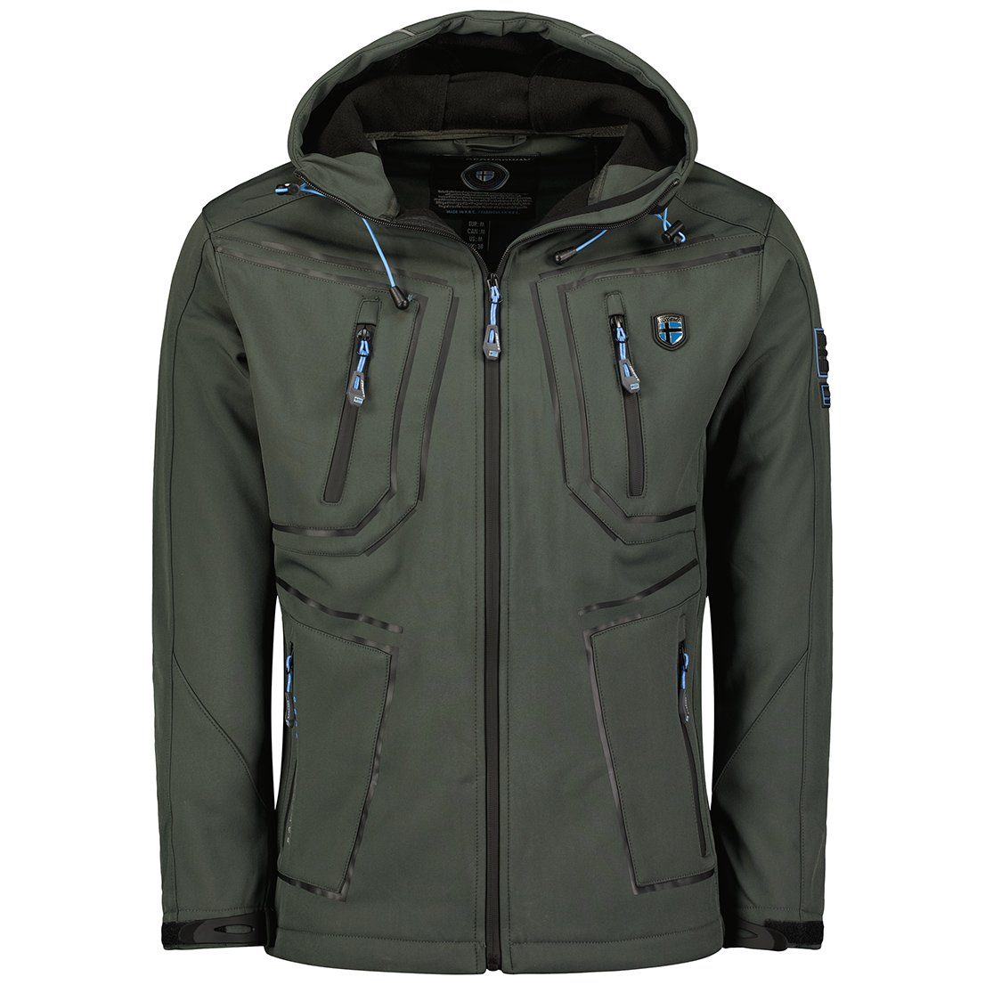 Softshelljacke Herren – leichte wasserabweisende Übergangsjacke für Frühling