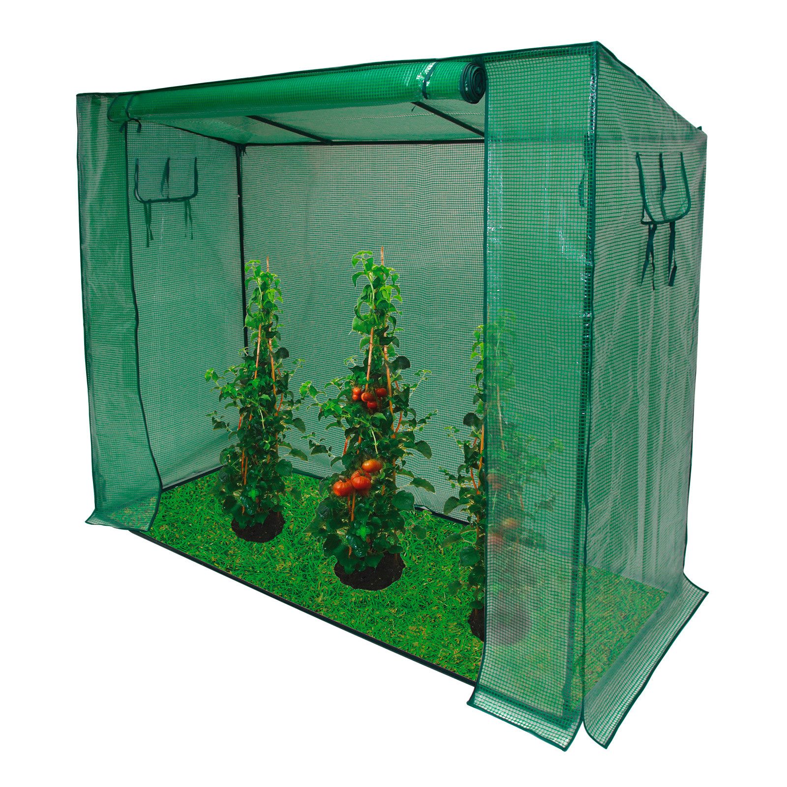 DEMA Tomatengewächshaus Tomaten Gewächshaus 200/80/170cm  | Rabatt: 33%