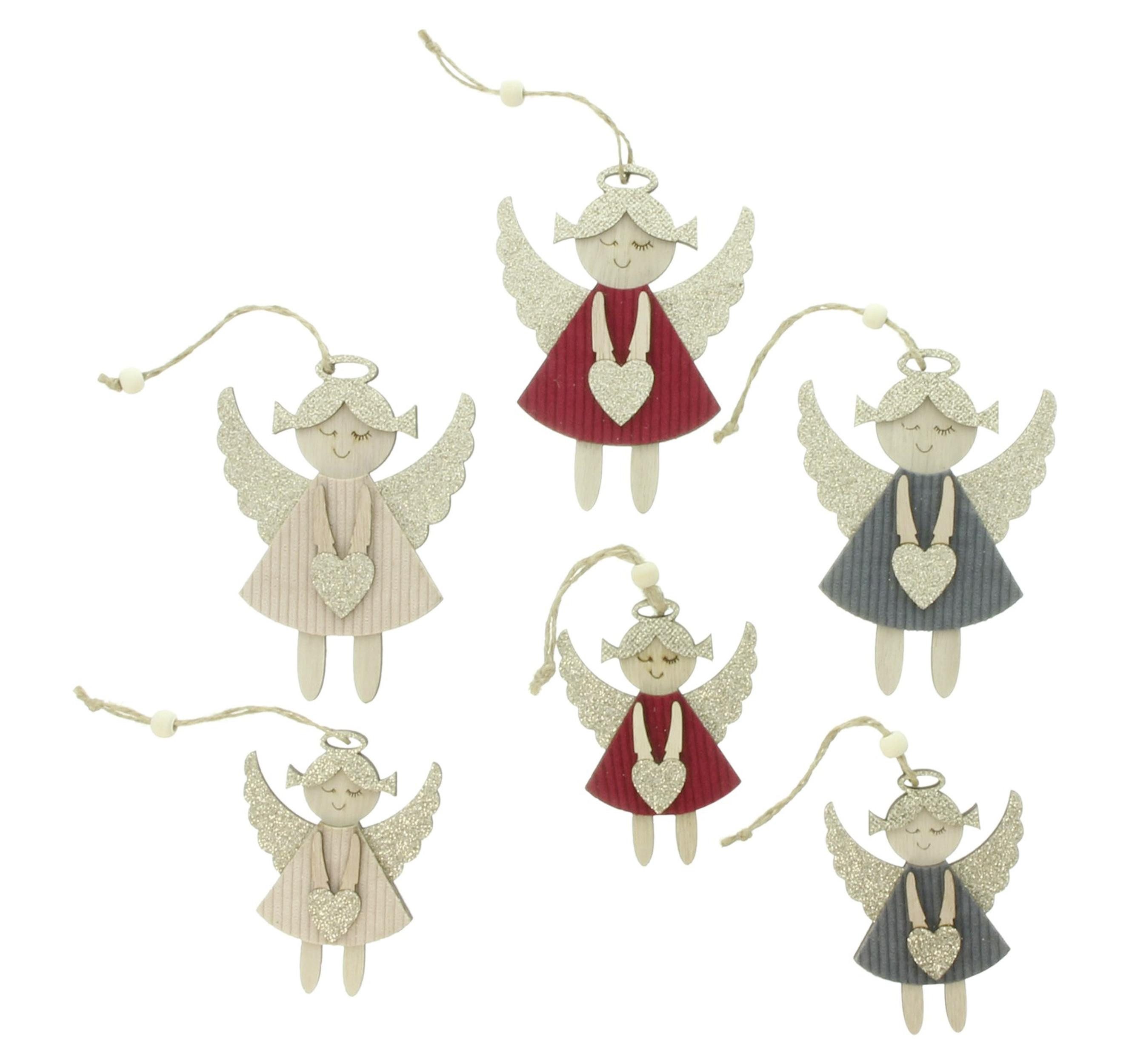 Dekohänger Hänger "Engel", 6er Set
