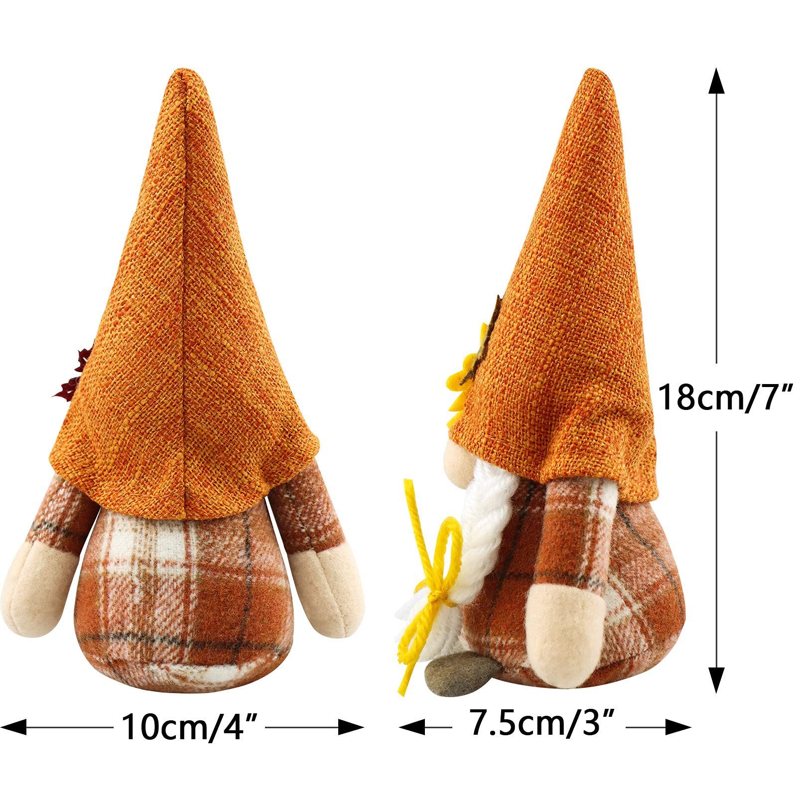 FOUORTUNATE-BEE Dekofigur 2 Stück Herbstdeko Wichtel Figuren Deko Herbst De günstig online kaufen