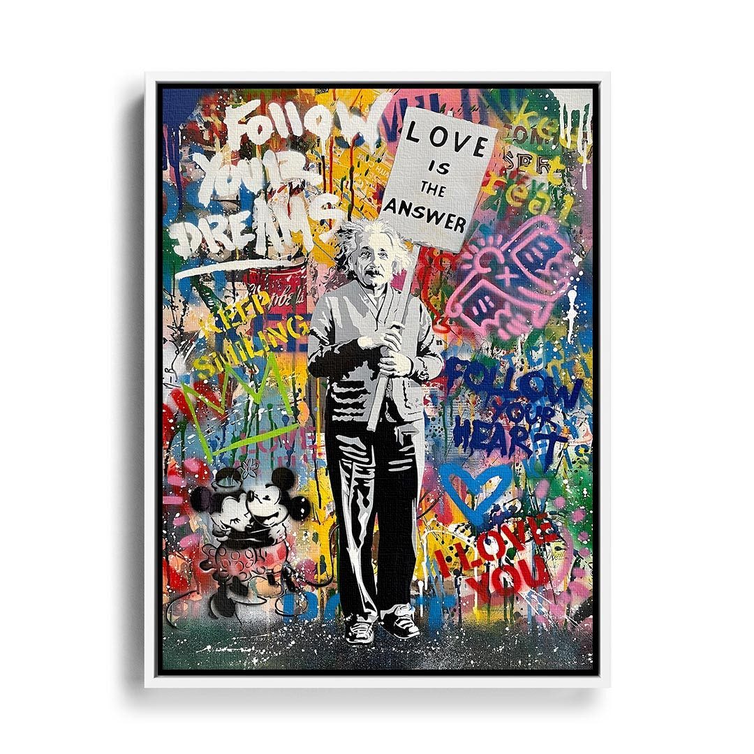 Wandbild Love is the Answer