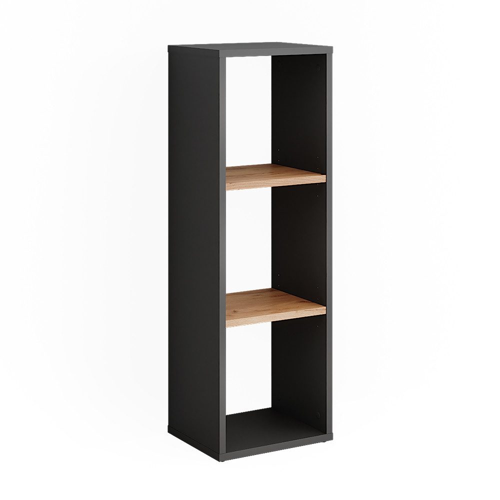 Vicco Bücherregal Orlando, Anthrazit/Goldkraft Eiche, 30 günstig online kaufen