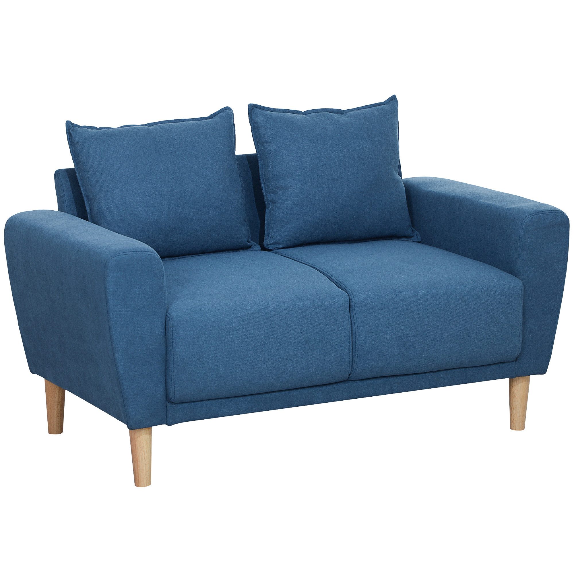 HOMCOM 2-Sitzer mit 2 Kissen, 51cm günstig online kaufen