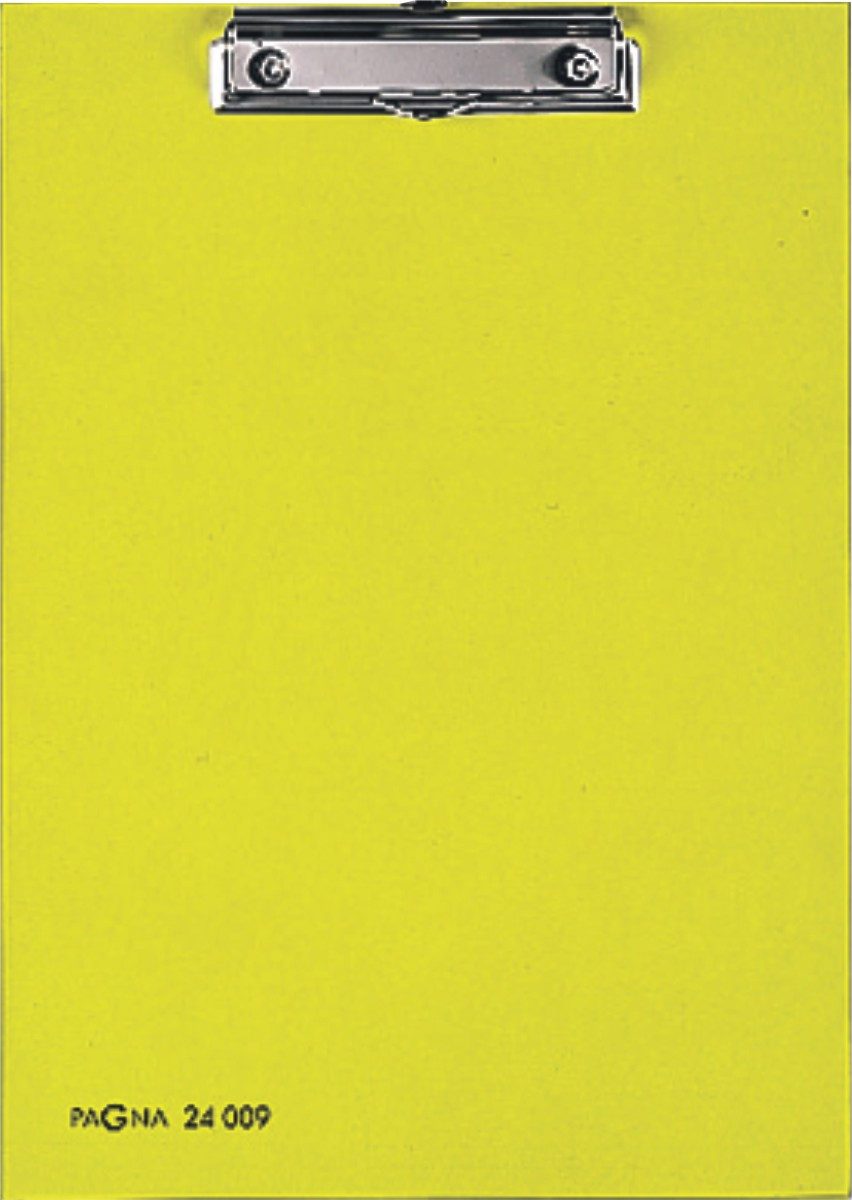 Schreibmappe Klemmbrett A4 Color gelb.