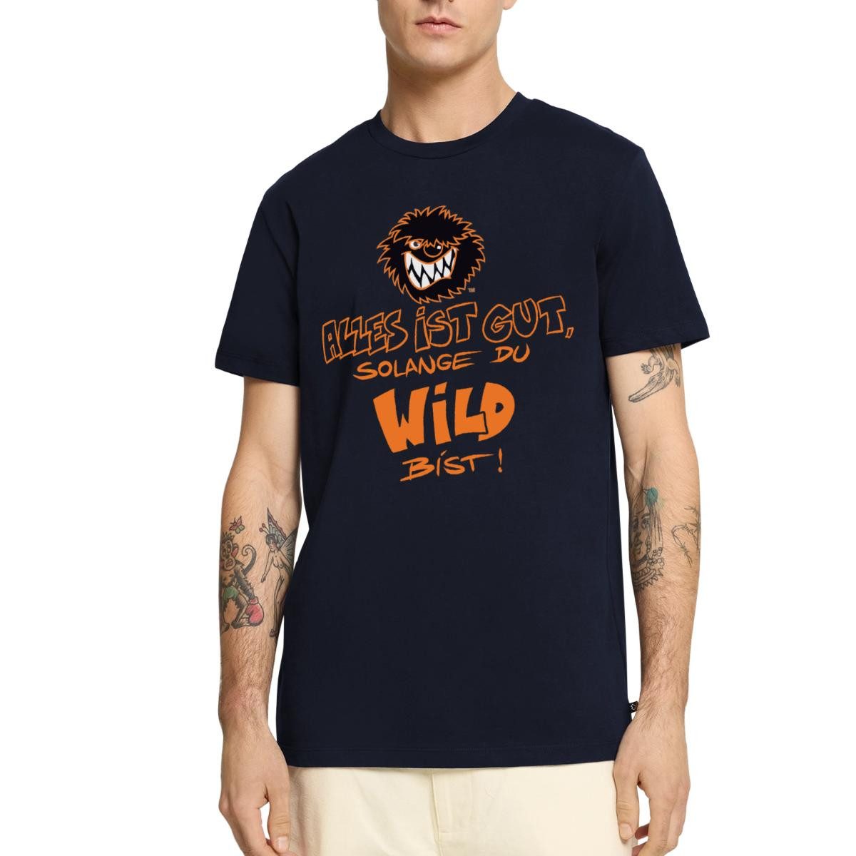 T-Shirt Die Wilden Kerle Spruch Motto mit Logo Männer Premium T-Shirt