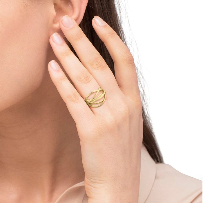 Heideman Fingerring Arcus goldfarbend (Ring 1-tlg. inkl. Geschenkverpackung) Damenring für Frauen