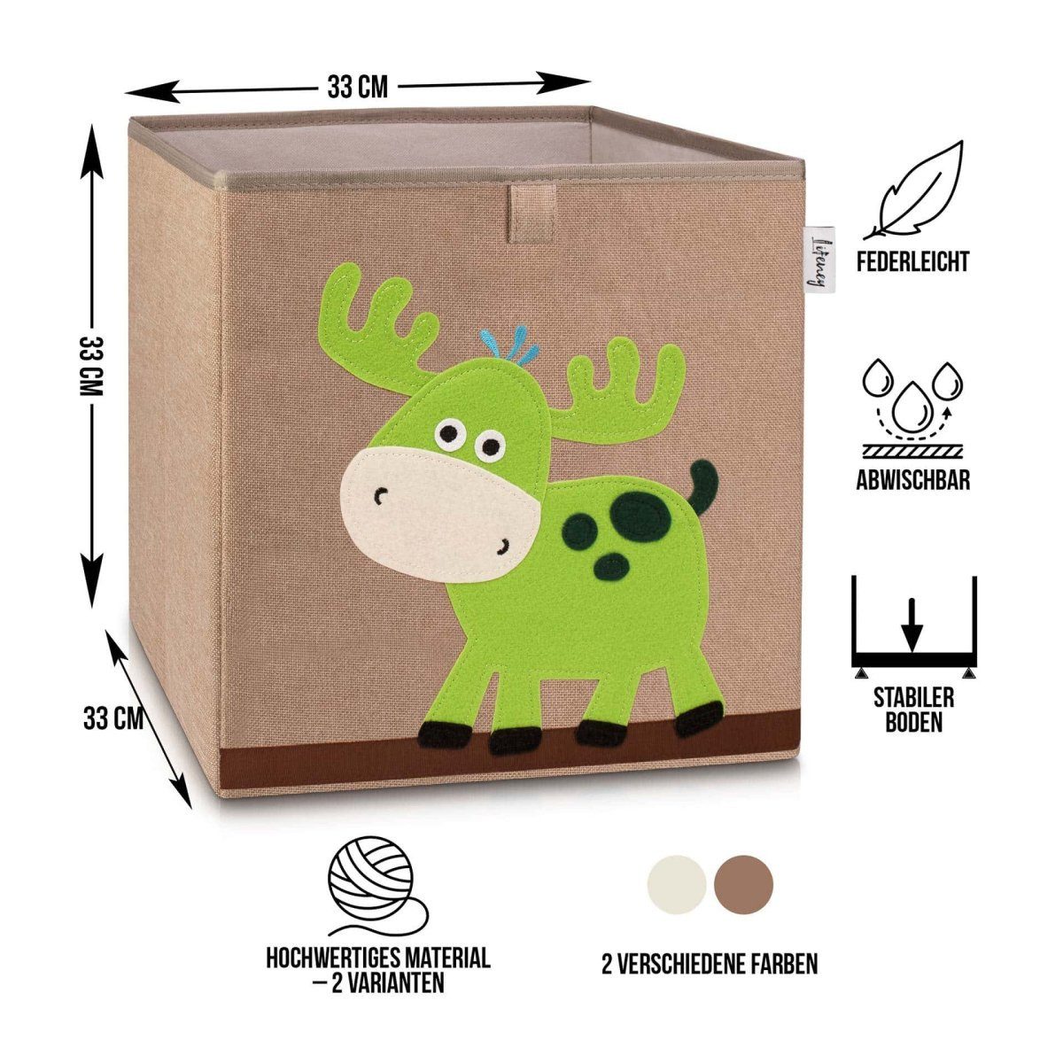 Lifeney Faltbox Aufbewahrungsbox Hirsch günstig online kaufen