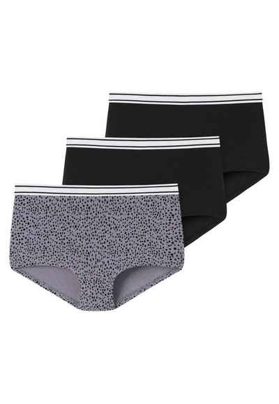 Schiesser Panty »3er Pack Teens Girls 95/5 Organic Cotton« (Spar-Set, 3-St) Short Slip - Baumwolle - Mit softem Bund, Bequemer Beinausschnitt, Elastische Single-Jersey-Qualität
