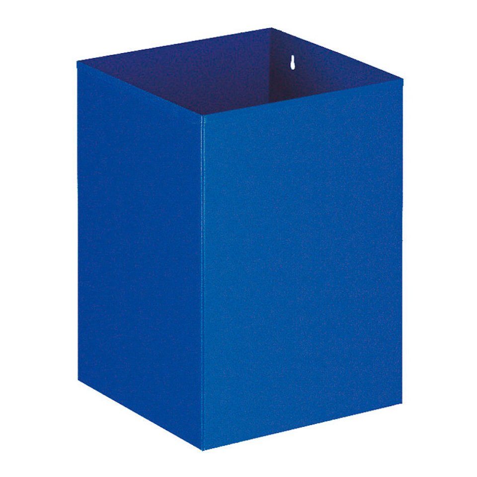 PROREGAL® Papierkorb Viereckiger Rot  21 Wandmontage, optionalen zur Blau L, Papierkorb