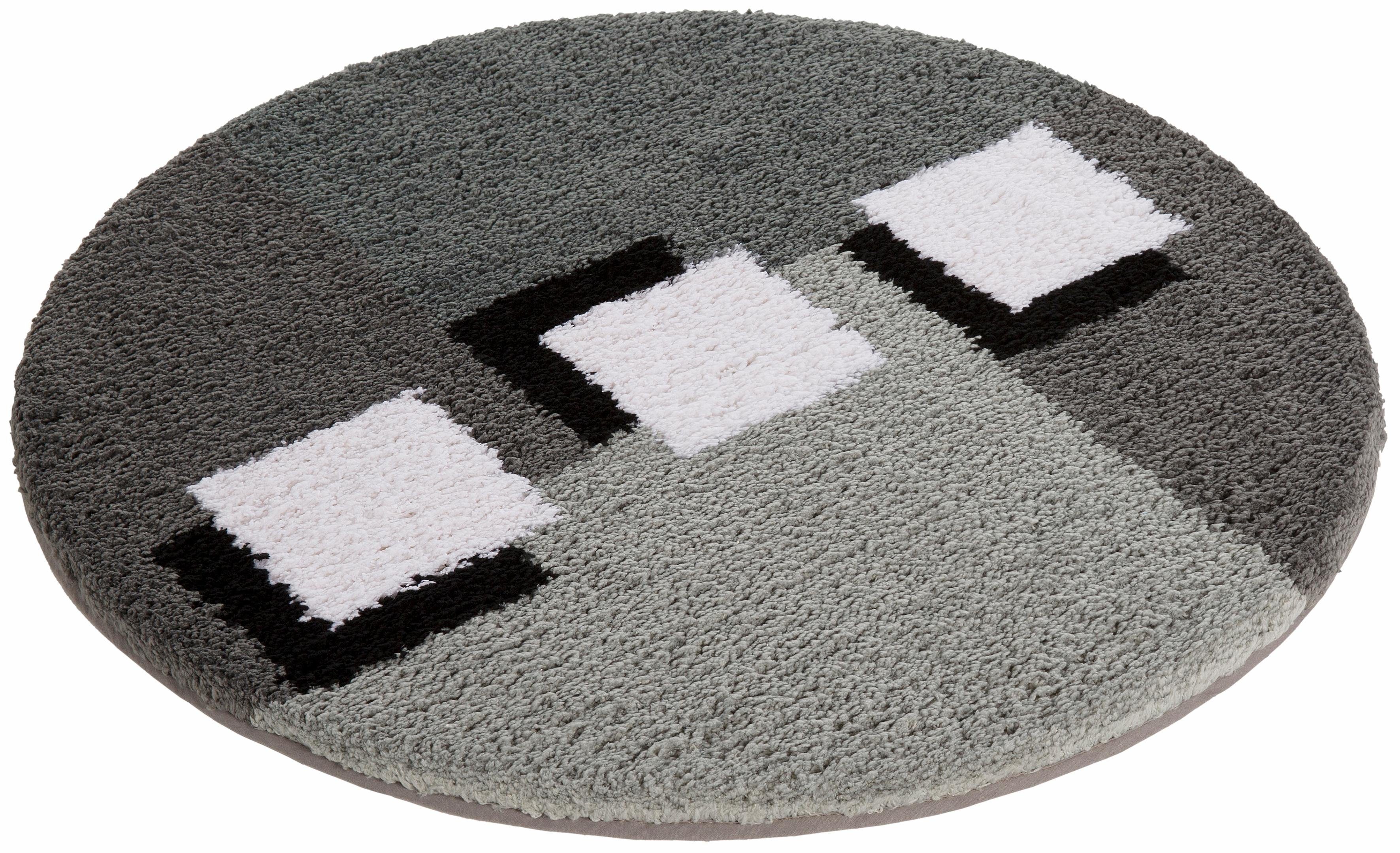 my home Badematte Ada, Badvorleger, Badezimmer Teppich, Höhe 21 mm, rutschh günstig online kaufen