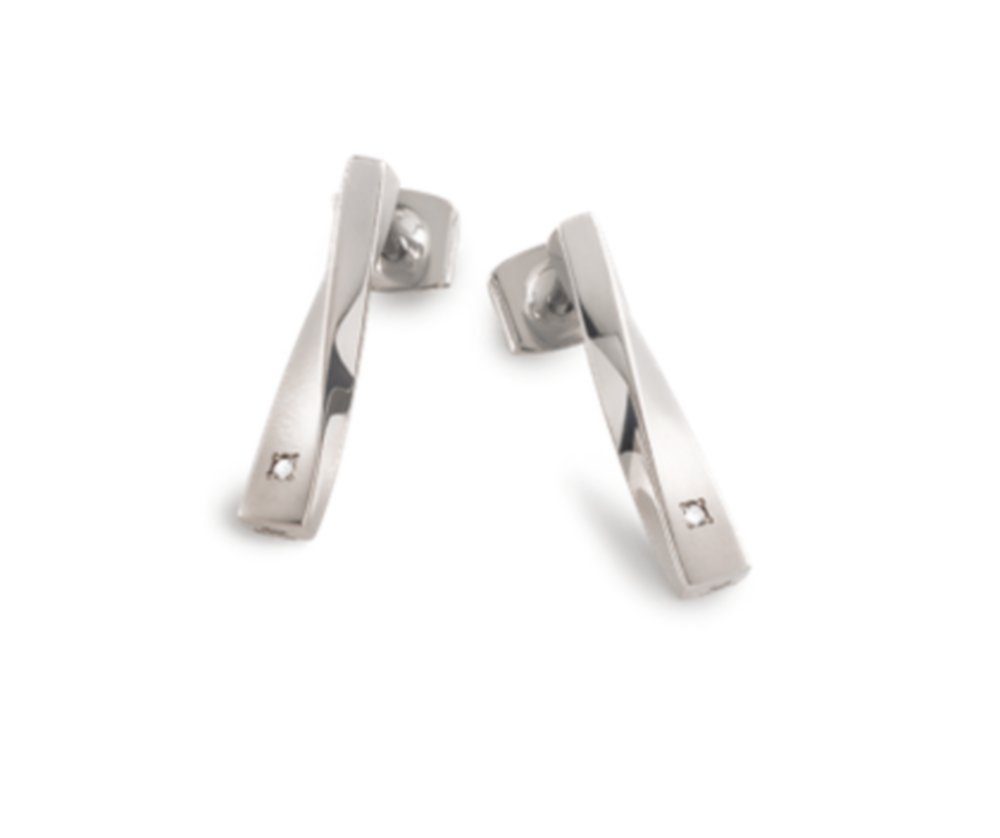 Paar Ohrstecker Ohrringe Titan bicolor 05035-03