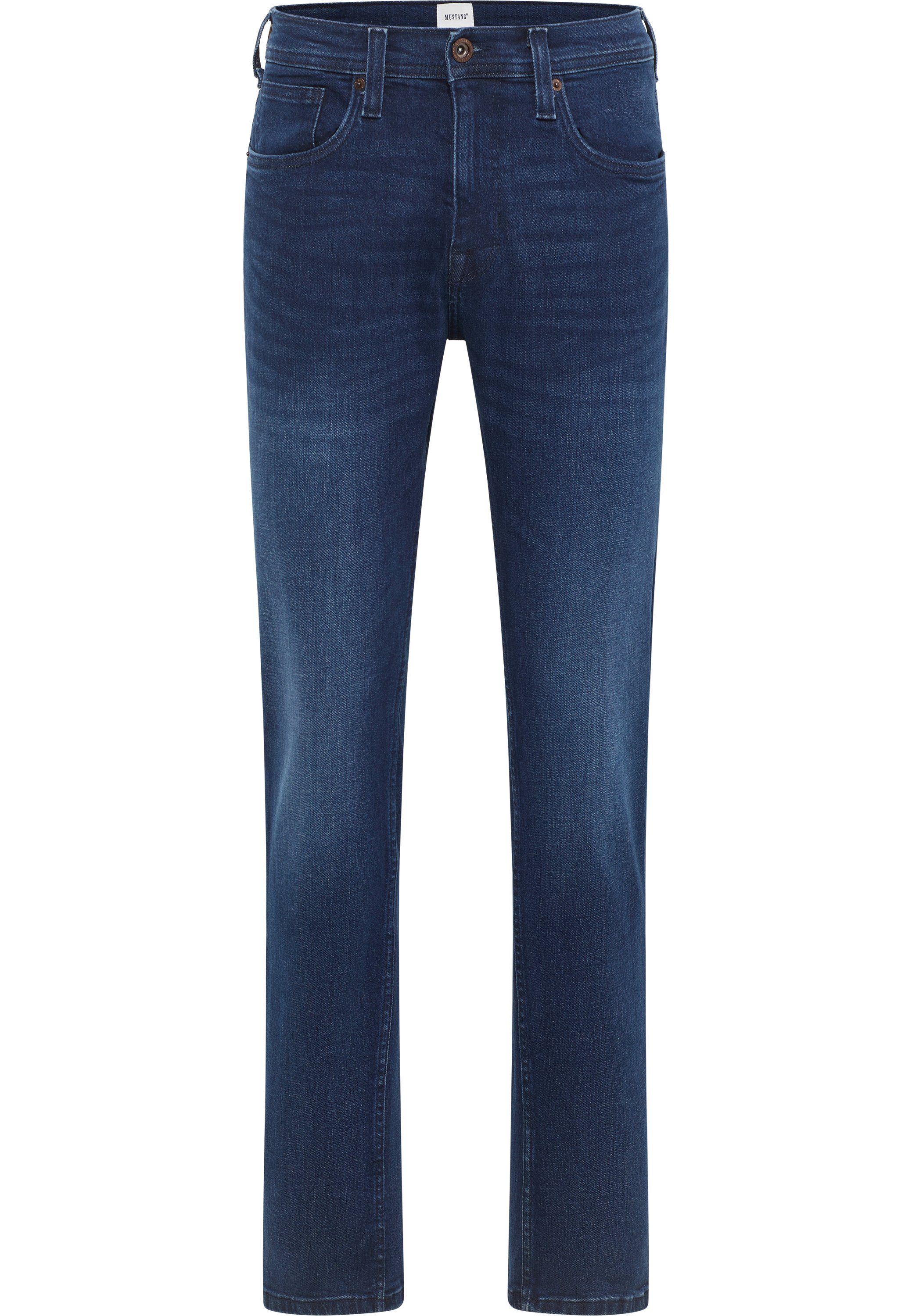 MUSTANG 5-Pocket-Jeans Mustang Hose Style Orlando Slim Mustang Style Orlando Slim dunkelblau