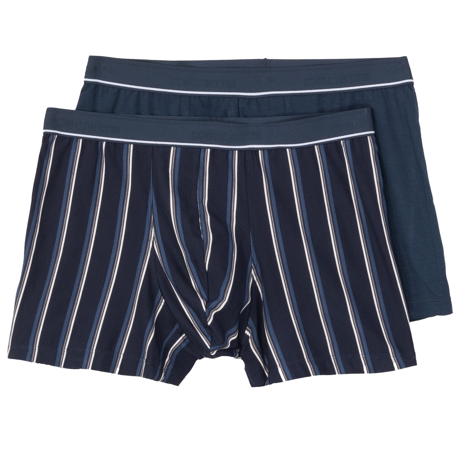 CECEBA Boxershorts Ceceba Pants 2er-Pack Übergröße blau/weiß gestreift (Spar-Pack, 2-St., 2er-Pack)