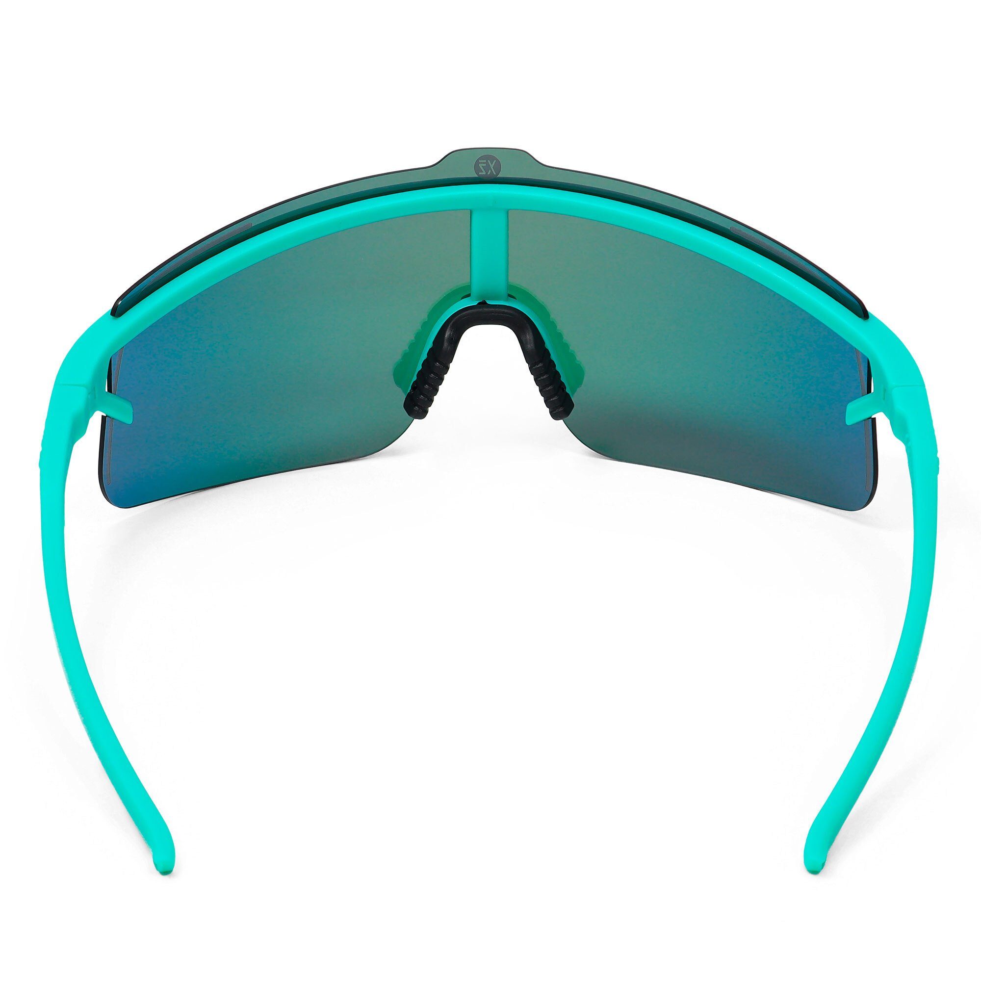 lila Komfort black/silver, Sicht, Erlebe perfekte Sportbrille sport-sonnenbrille / Style und YEAZ SUNSHADE grün