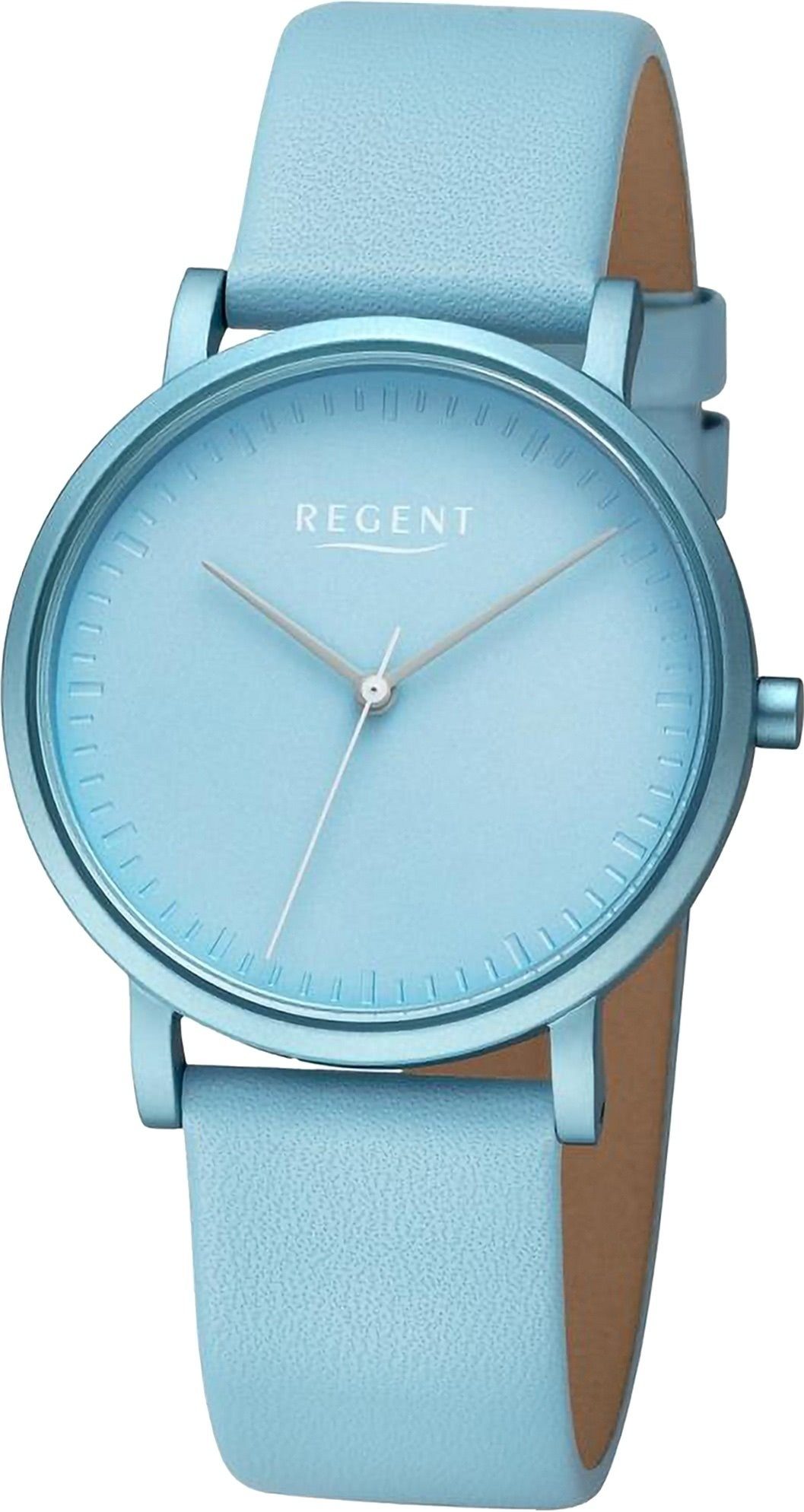 groß Regent Armbanduhr Damen Damen extra (ca. Uhrzeit Analog, Quarzuhr rund, Regent 36mm), Lederarmband, Armbanduhr