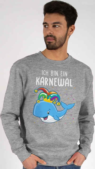 Shirtracer Sweatshirt Karnewal Kostüm - Fasching Karneval Fastnacht - Ich bin ein Karnewal (1-tlg) Karneval & Fasching