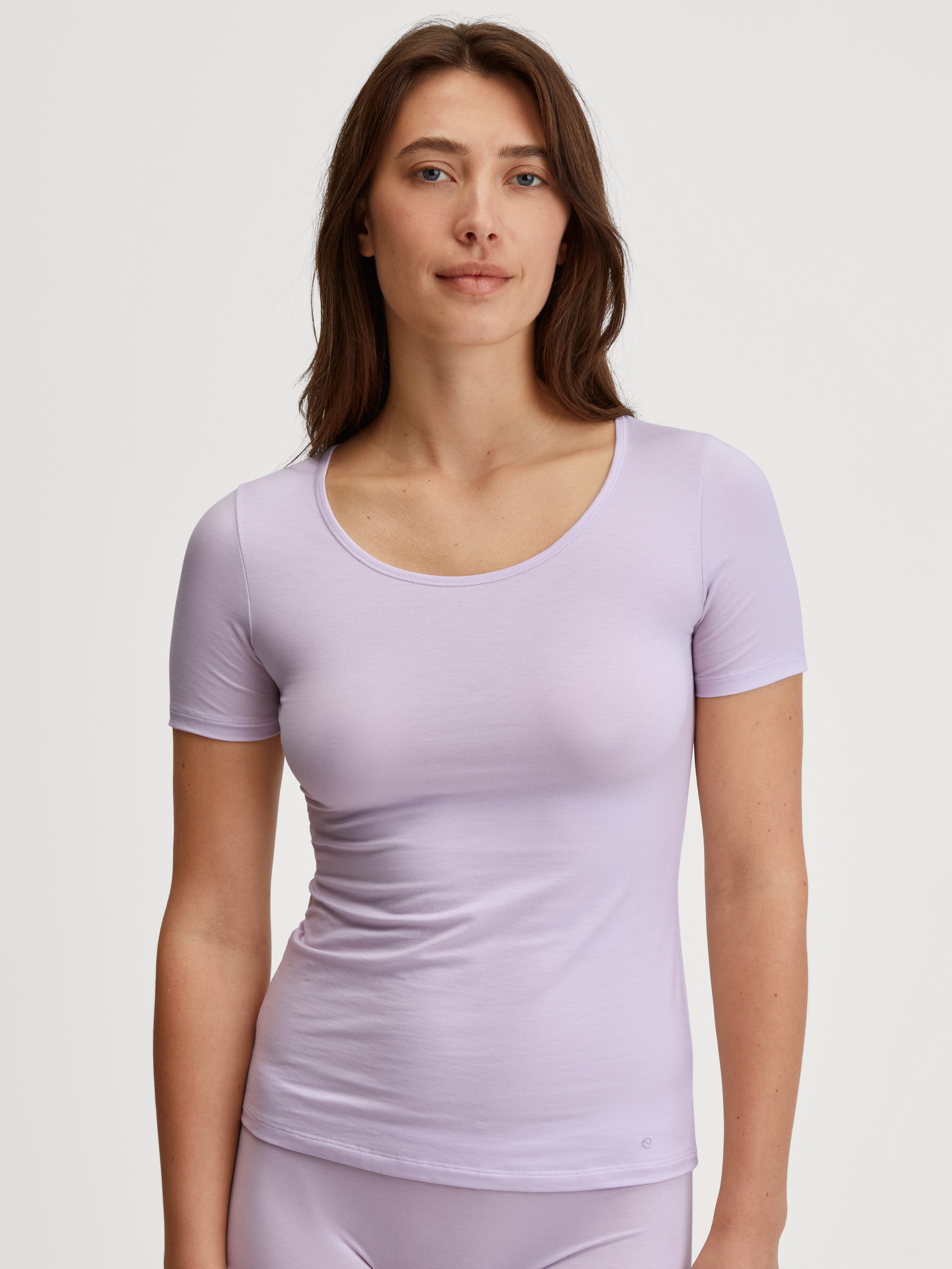 CALIDA Unterziehshirt Natural Comfort mit Rundhals und reduzierter Pillingbildung