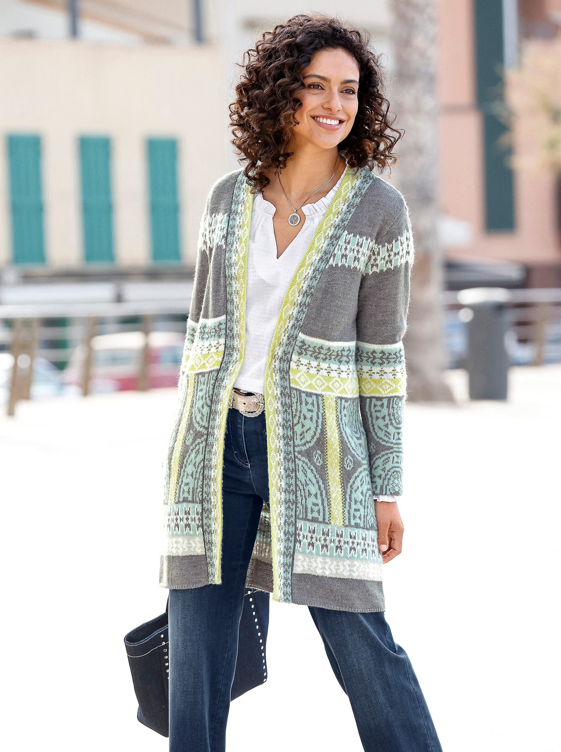 Witt Strickjacke Long-Strickjacke
