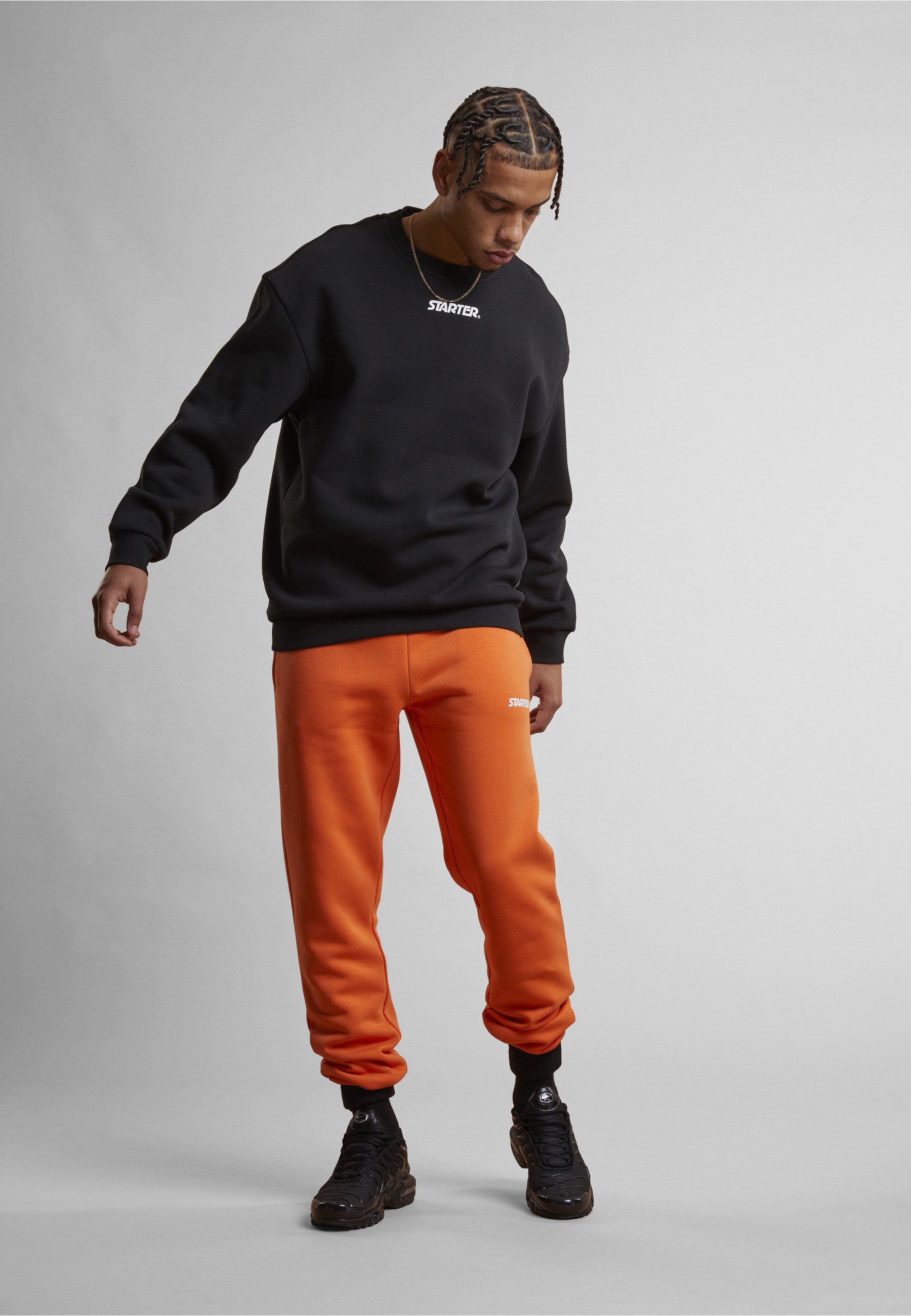 Starter Black Label Rundhalspullover Starter Black Label Starter Small Logo Essential Crew (1-tlg)