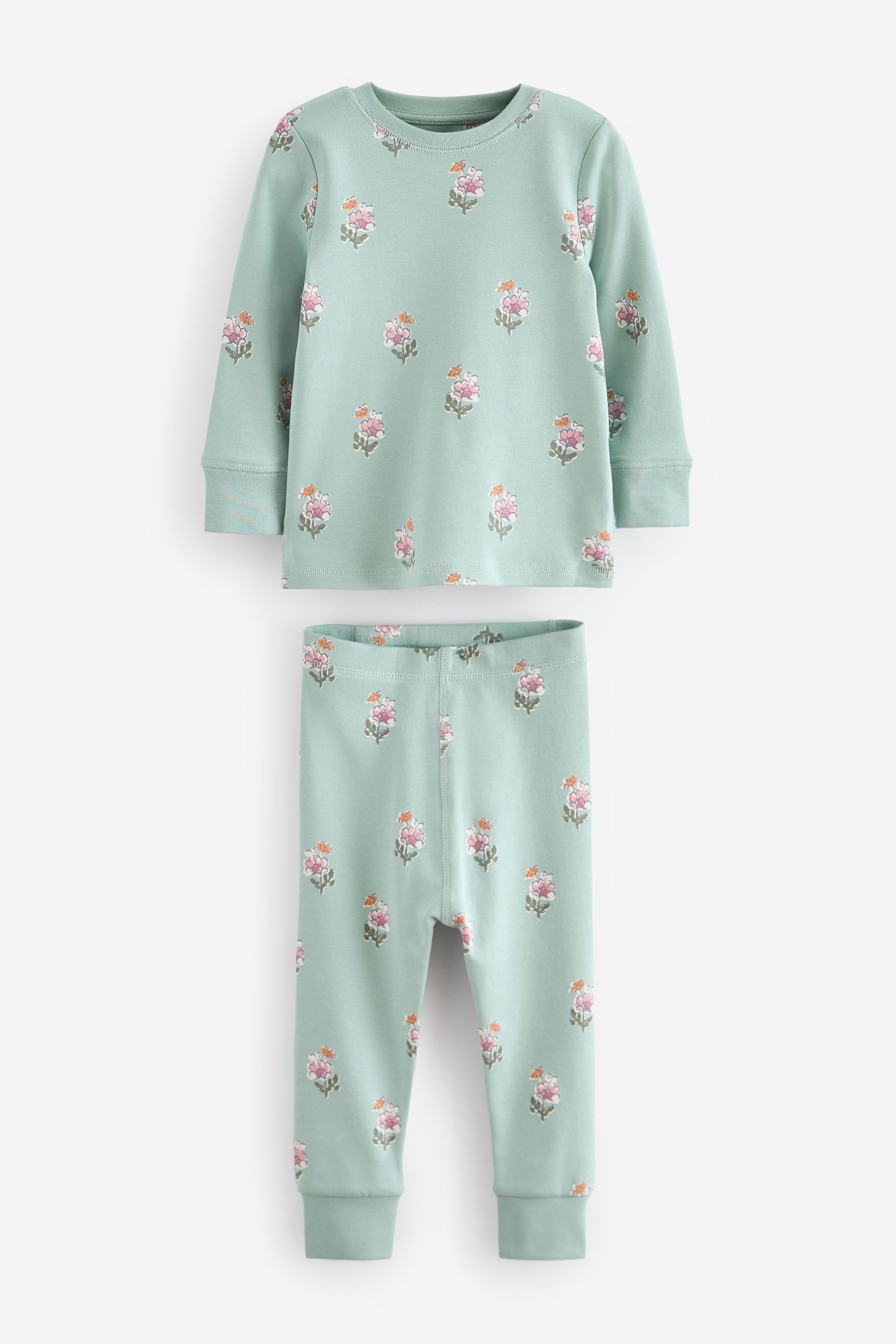 Next Pyjama Schlafanzüge mit floralem Muster, 3er-Pack (6 tlg)