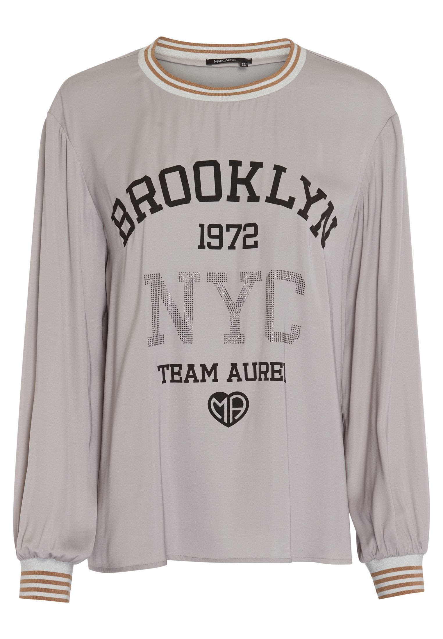 MARC AUREL Blusentop mit College-Print günstig online kaufen